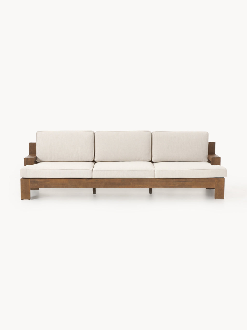 Galeriebild 1 - Garten-Loungesofa Joshua (3-Sitzer) aus Akazienholz