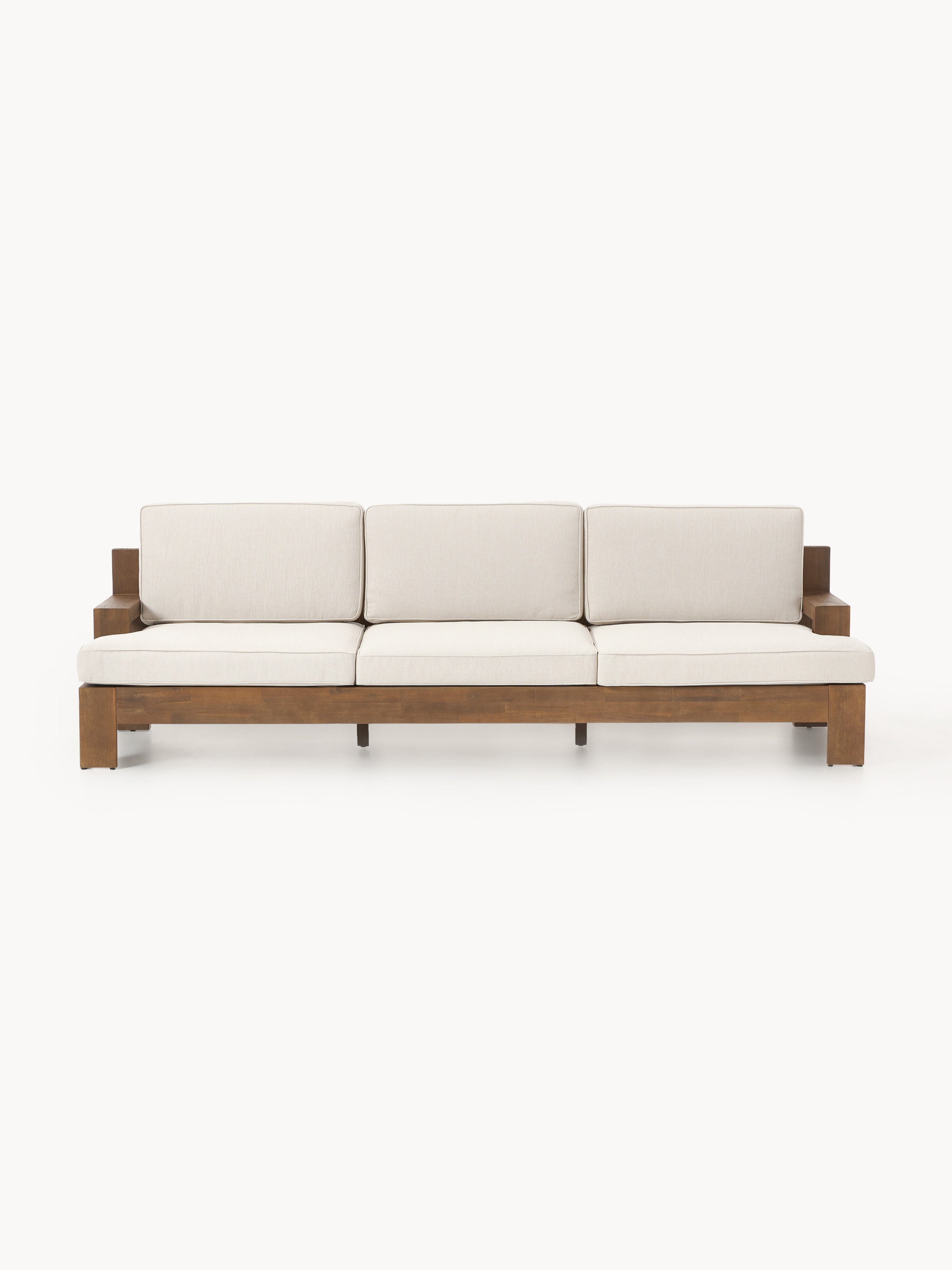 Galeriebild 1 - Garten-Loungesofa Joshua (3-Sitzer) aus Akazienholz