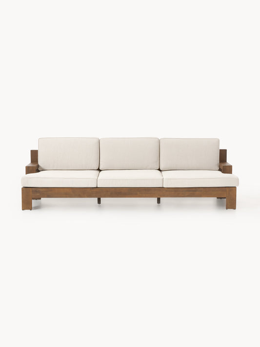 Galeriebild 1 - Garten-Loungesofa Joshua (3-Sitzer) aus Akazienholz