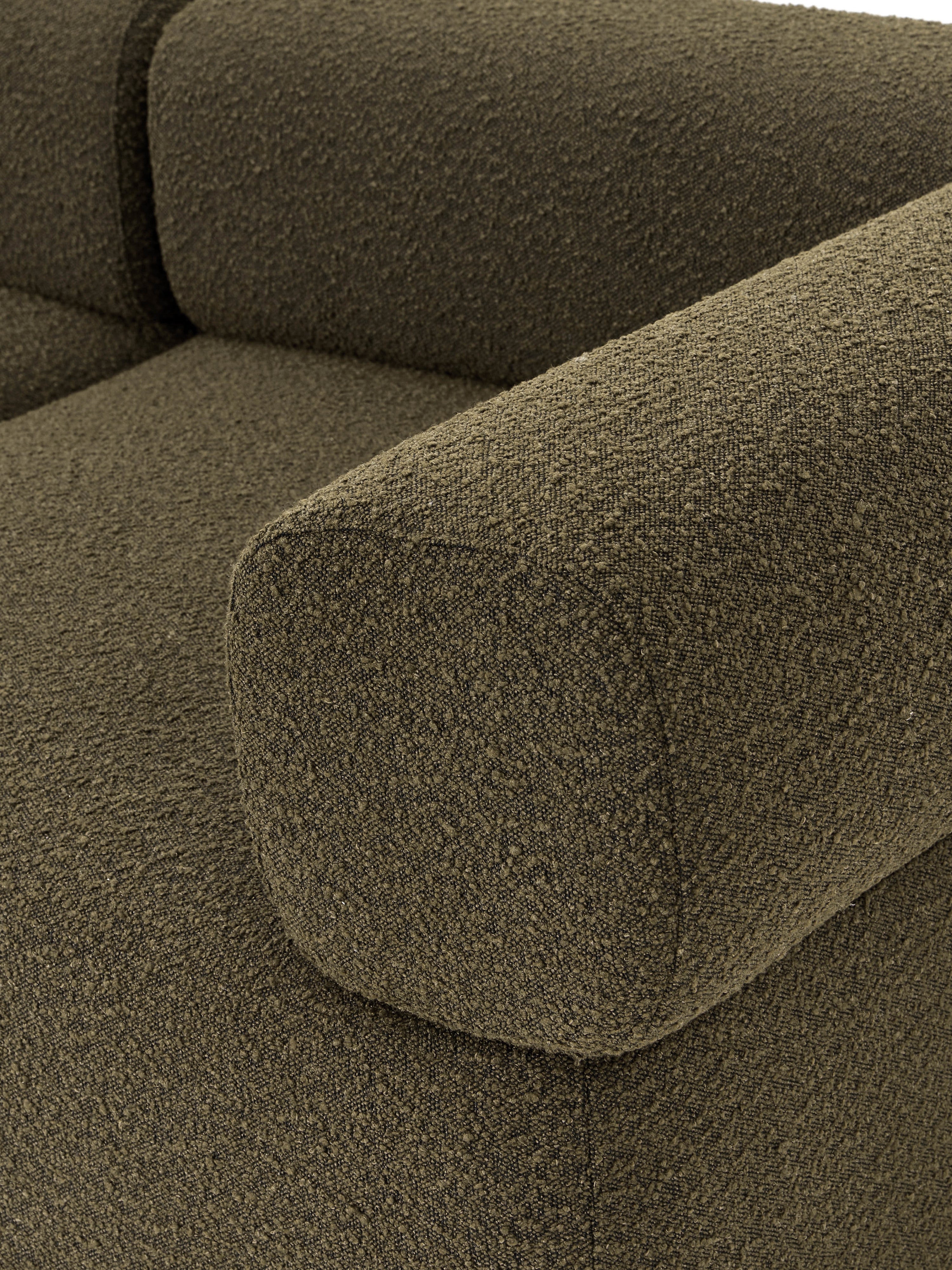 Modulares Bouclé-Sofa Anton (4-Sitzer)