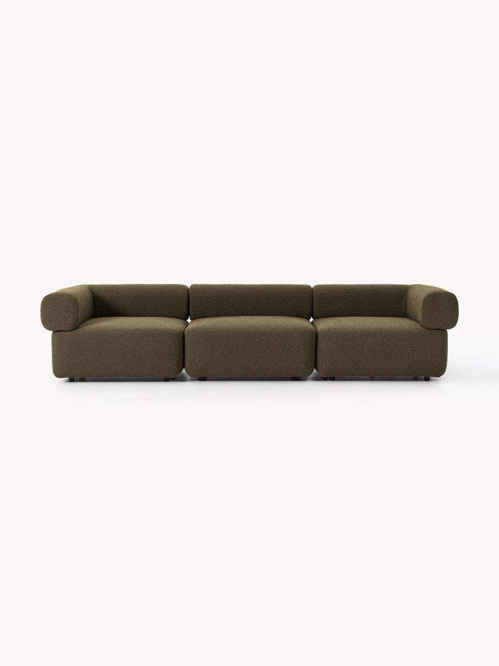 Galeriebild 1 - Modulares Bouclé-Sofa Anton (4-Sitzer)