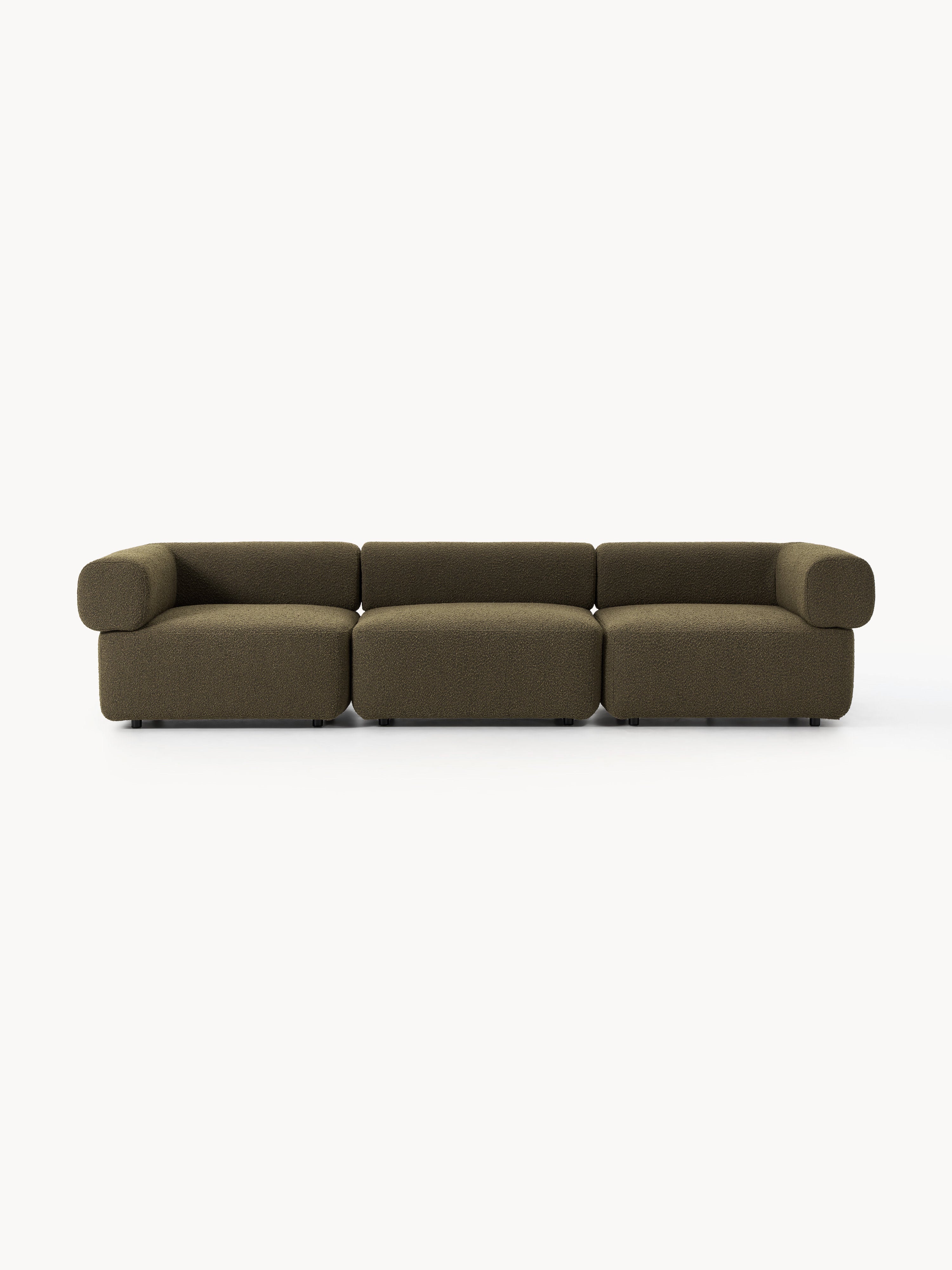 Galeriebild 1 - Modulares Bouclé-Sofa Anton (4-Sitzer)