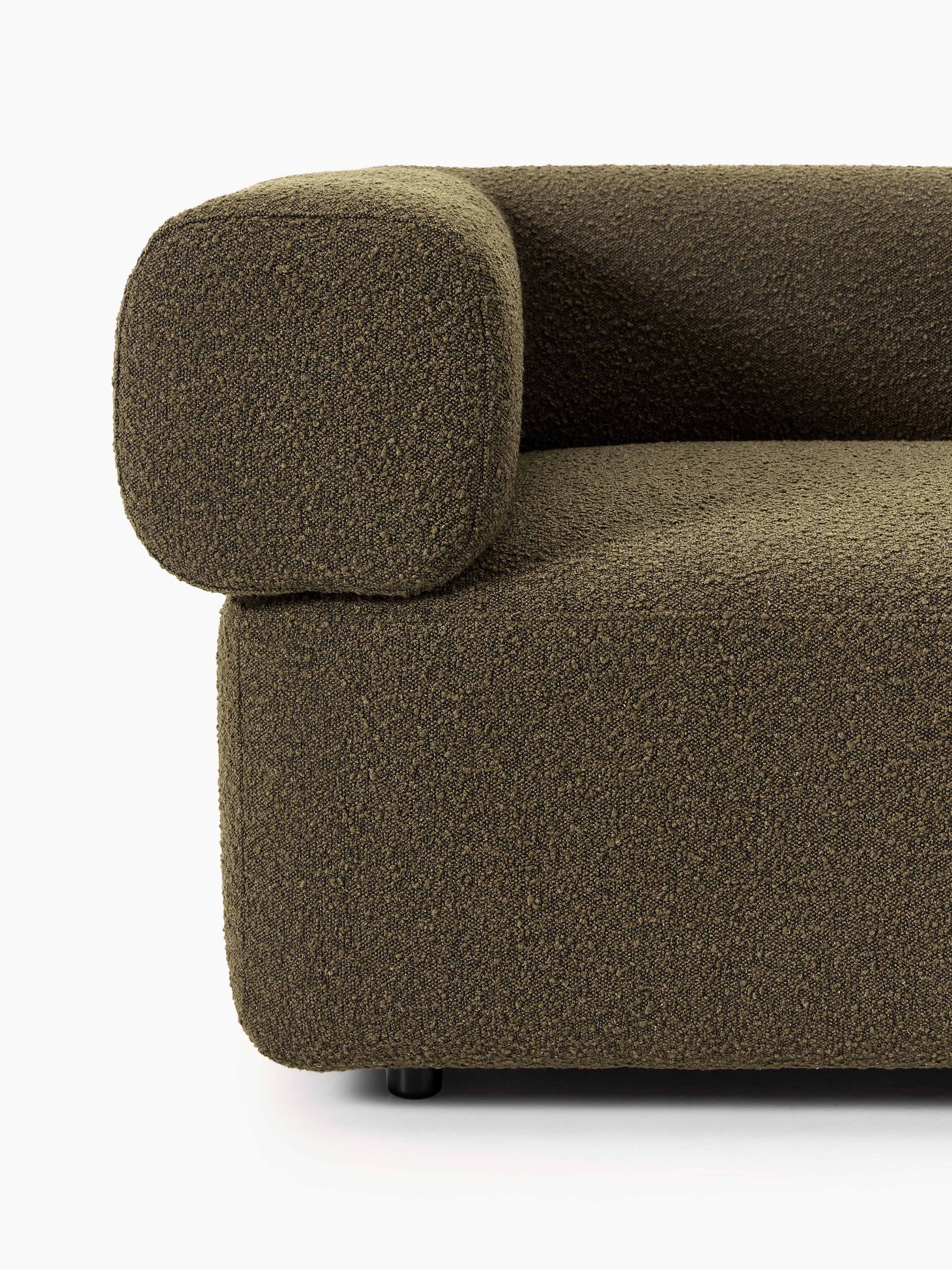 Modulares Bouclé-Sofa Anton (4-Sitzer)