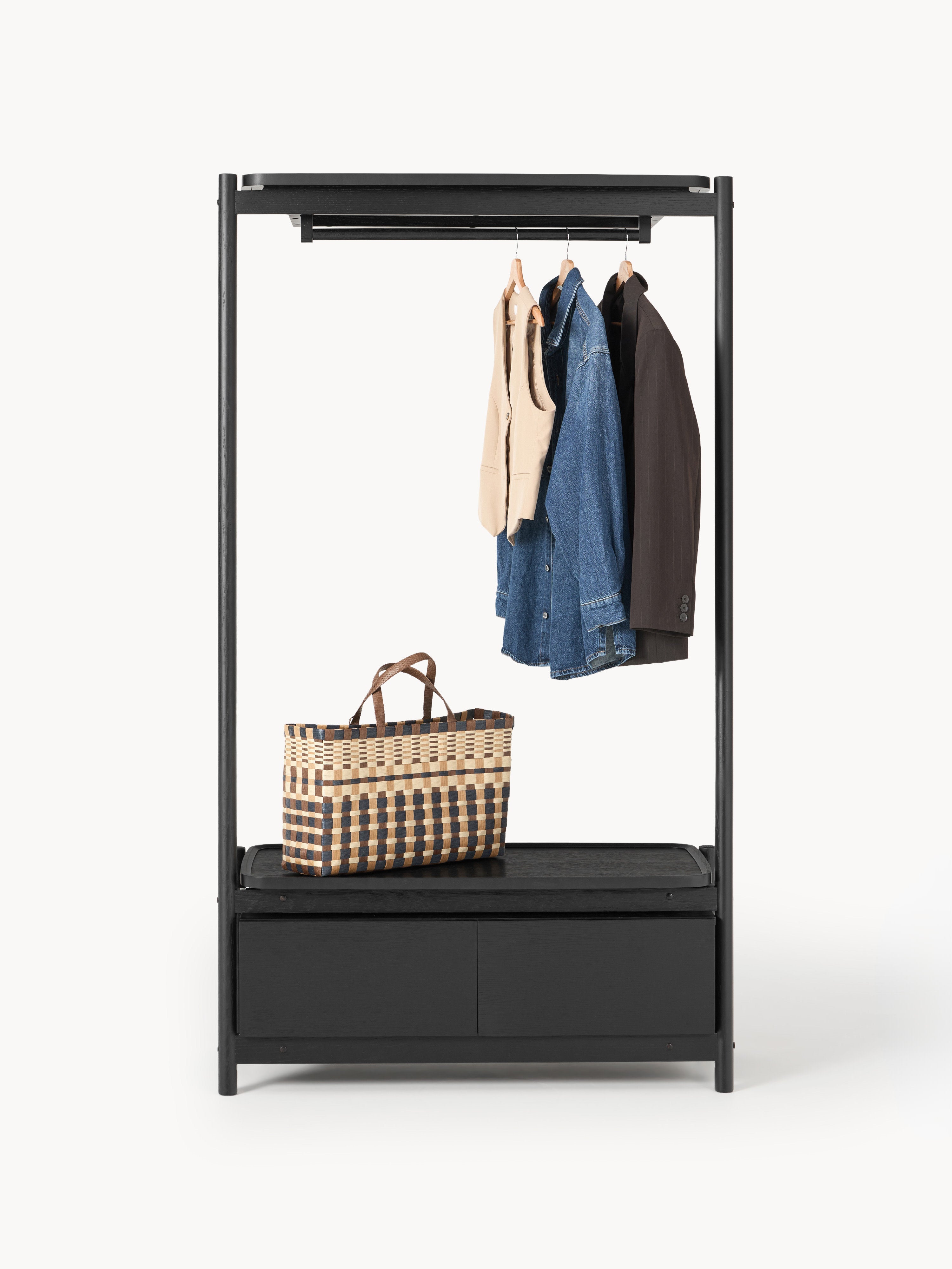 Holz-Standgarderobe Libby