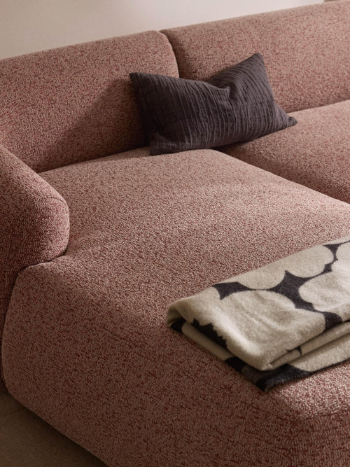 Bouclé-Chaise-Eckmodul Sofia