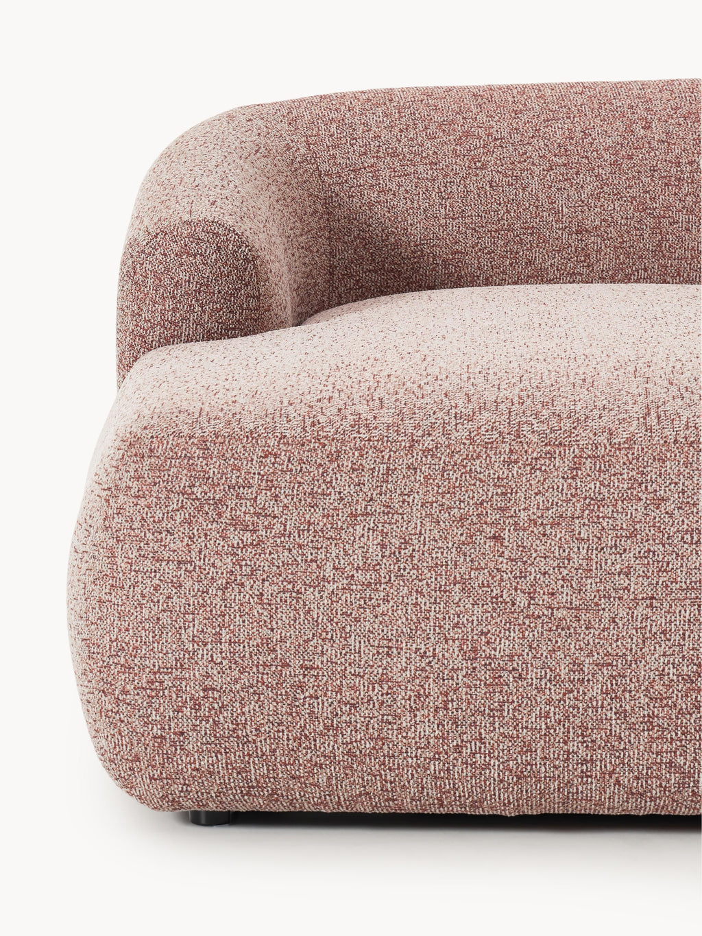 Bouclé-Chaise-Eckmodul Sofia
