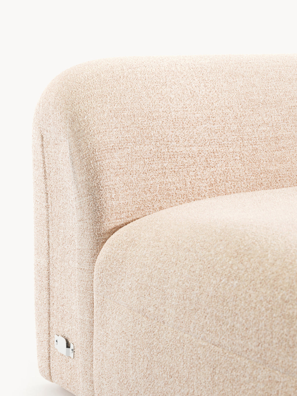 Bouclé-Chaise-Modul Wolke