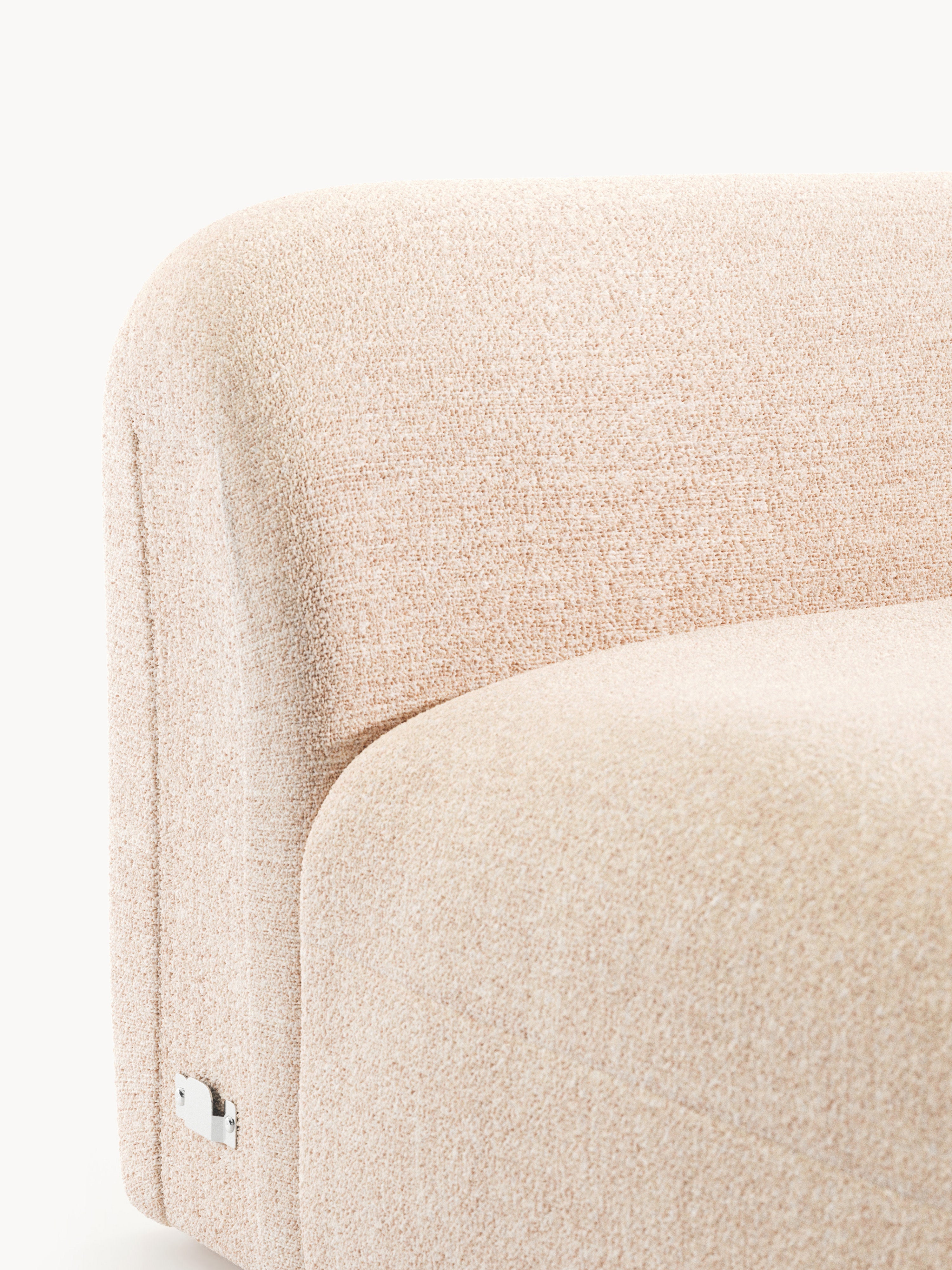 Bouclé-Chaise-Modul Wolke