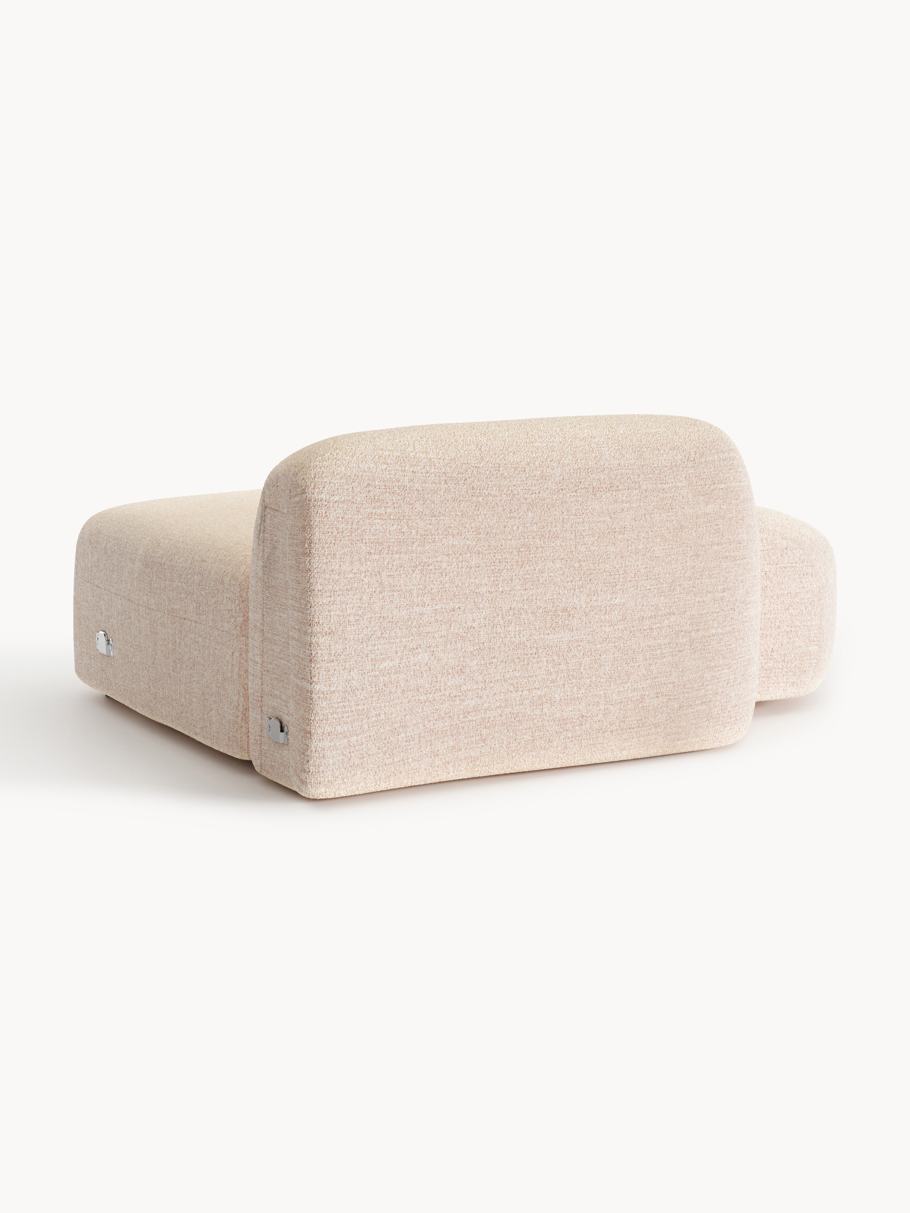 Bouclé-Chaise-Modul Wolke