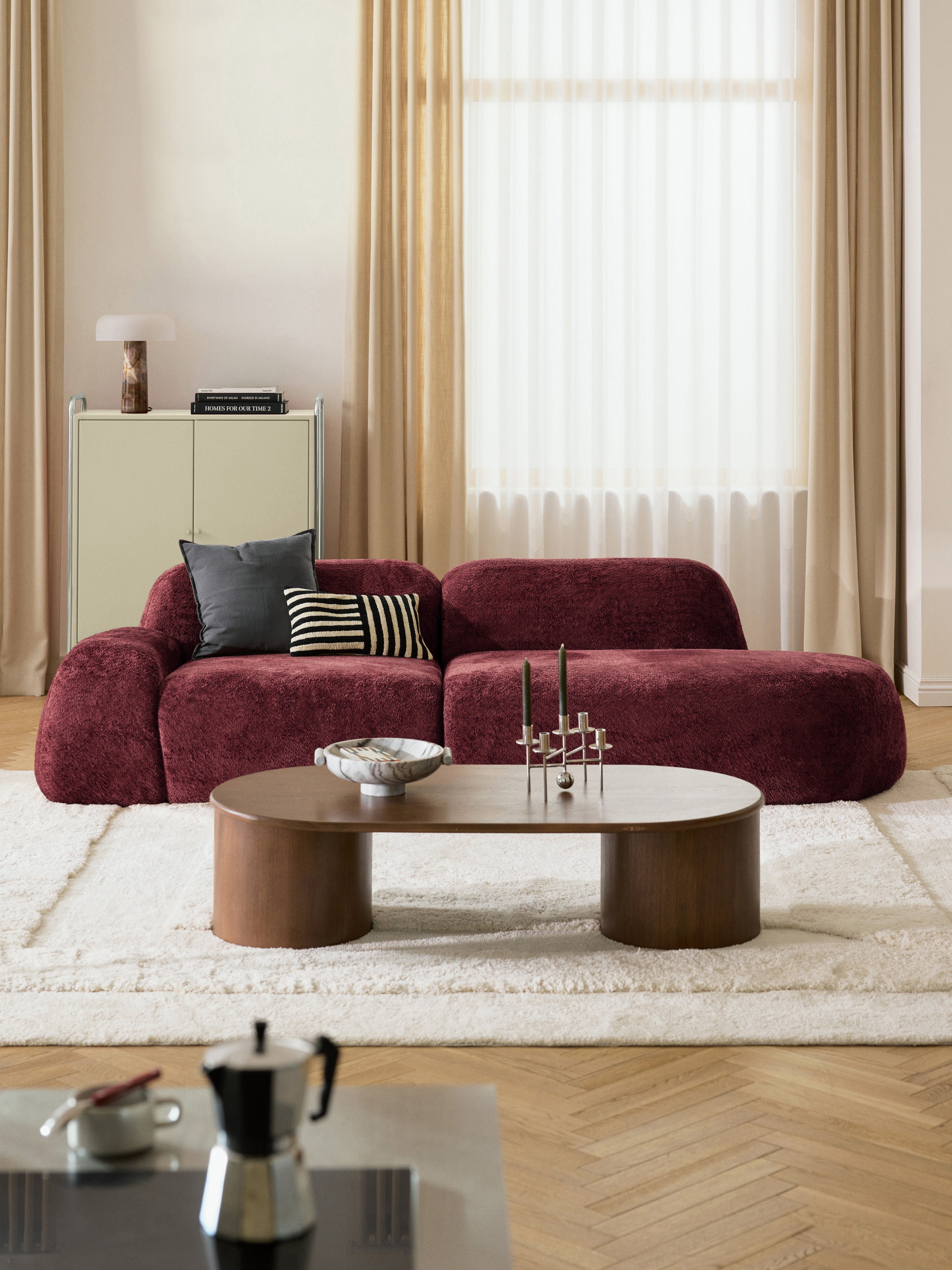 Teddy-Bouclé-Chaise Wolke