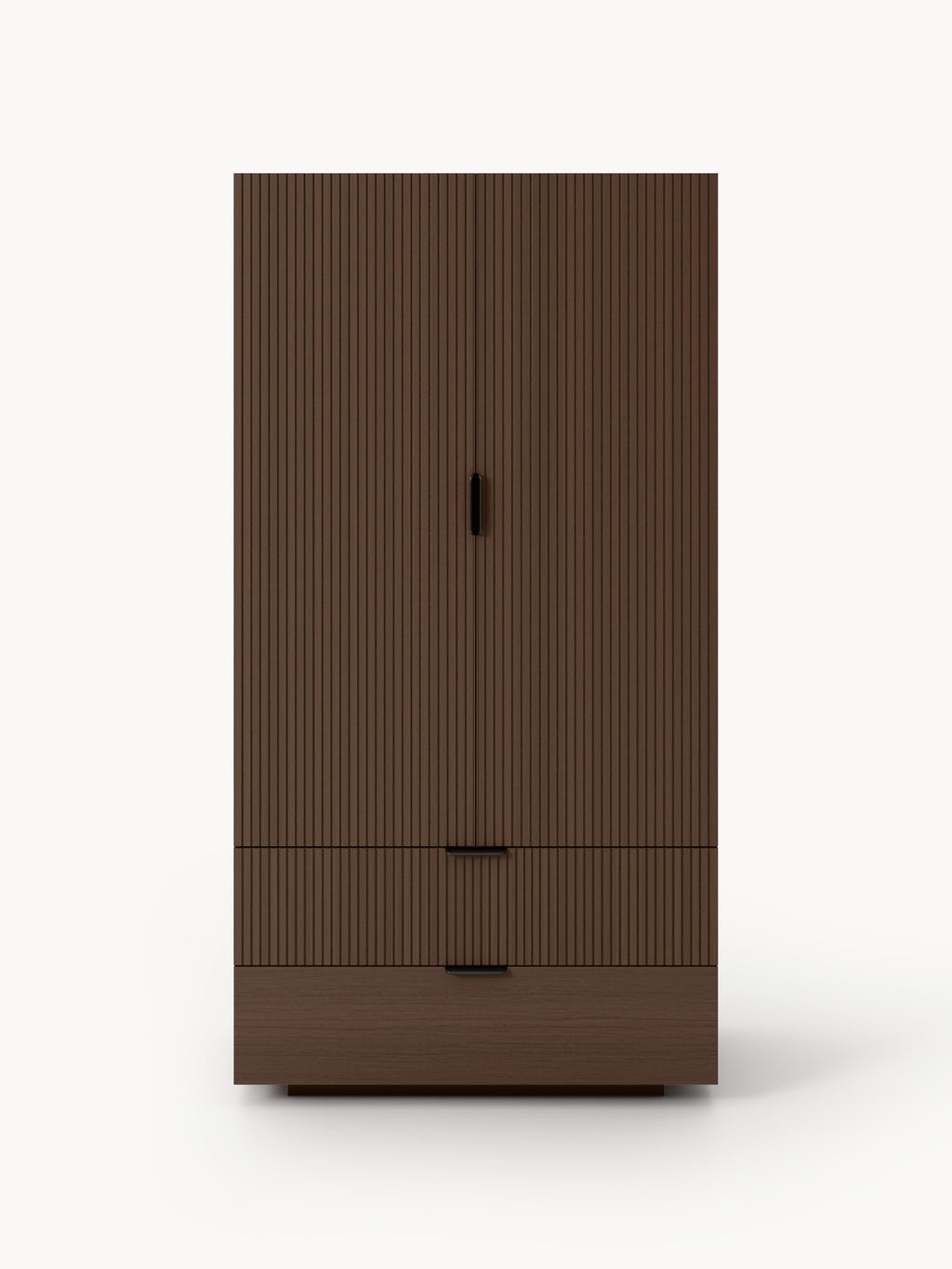 Kompakt-Kleiderschrank Sato aus Holz