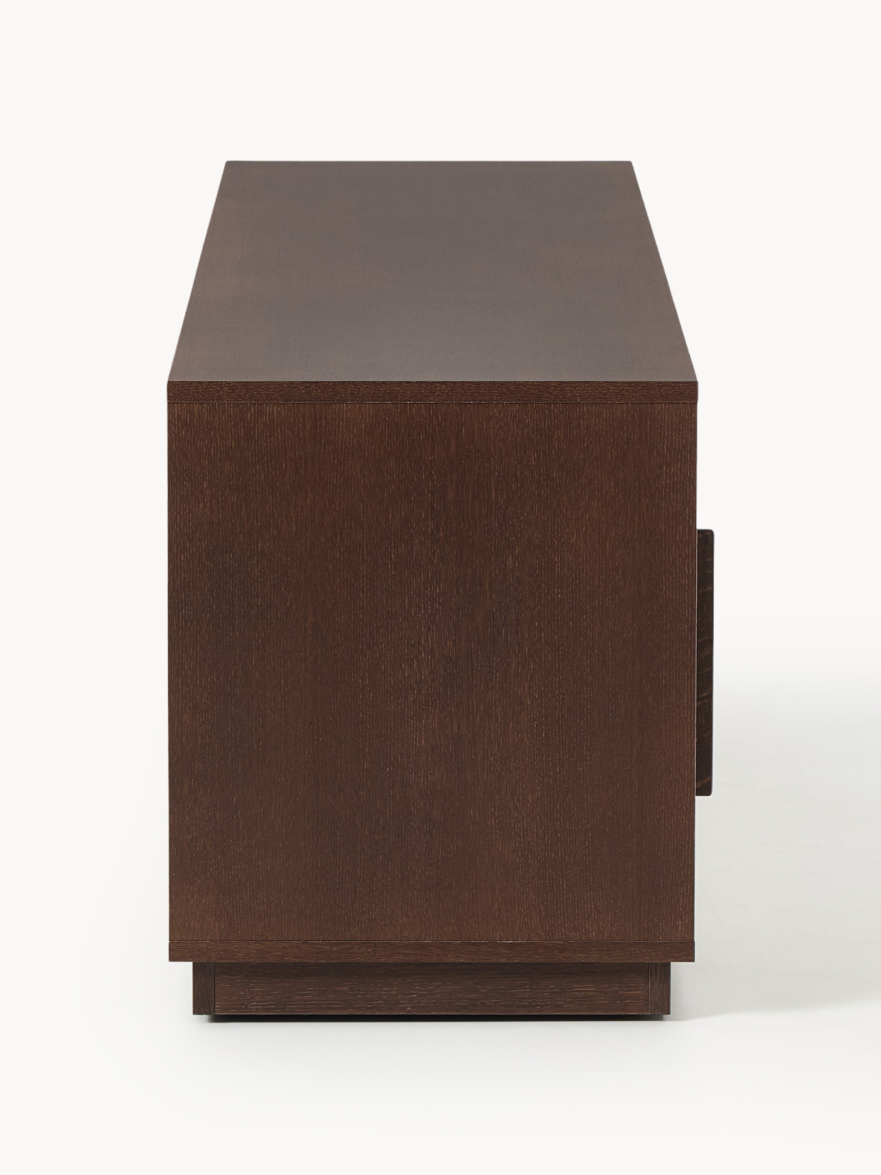 Holz-TV-Lowboard Wisp mit gepolsterter Front