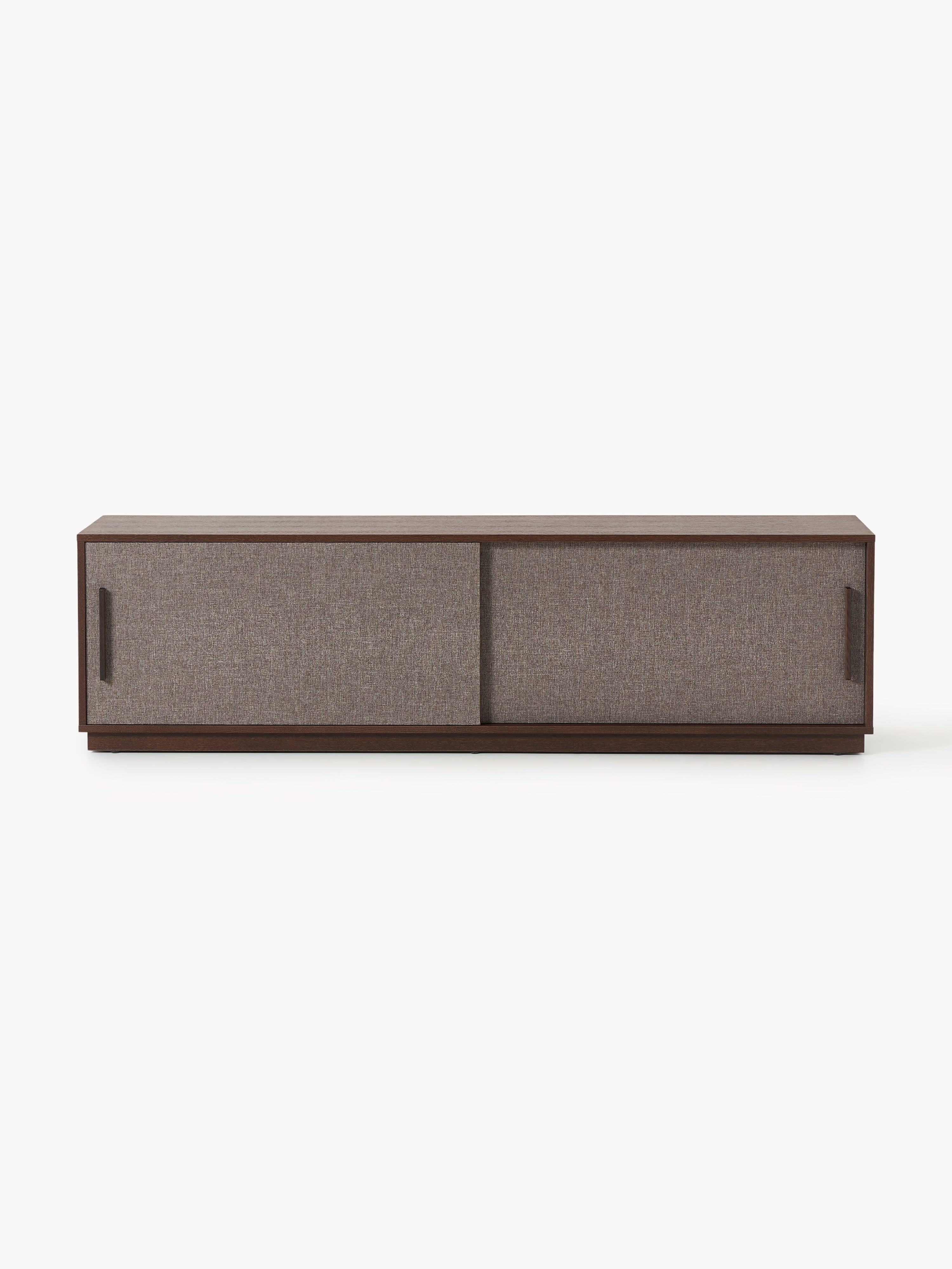 Holz-TV-Lowboard Wisp mit gepolsterter Front