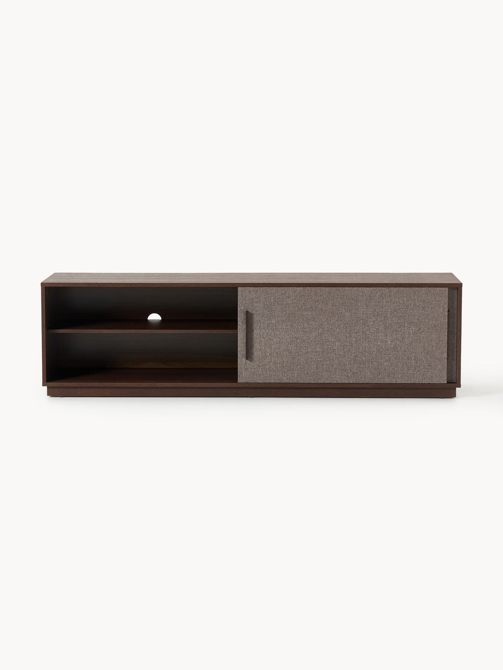 Holz-TV-Lowboard Wisp mit gepolsterter Front