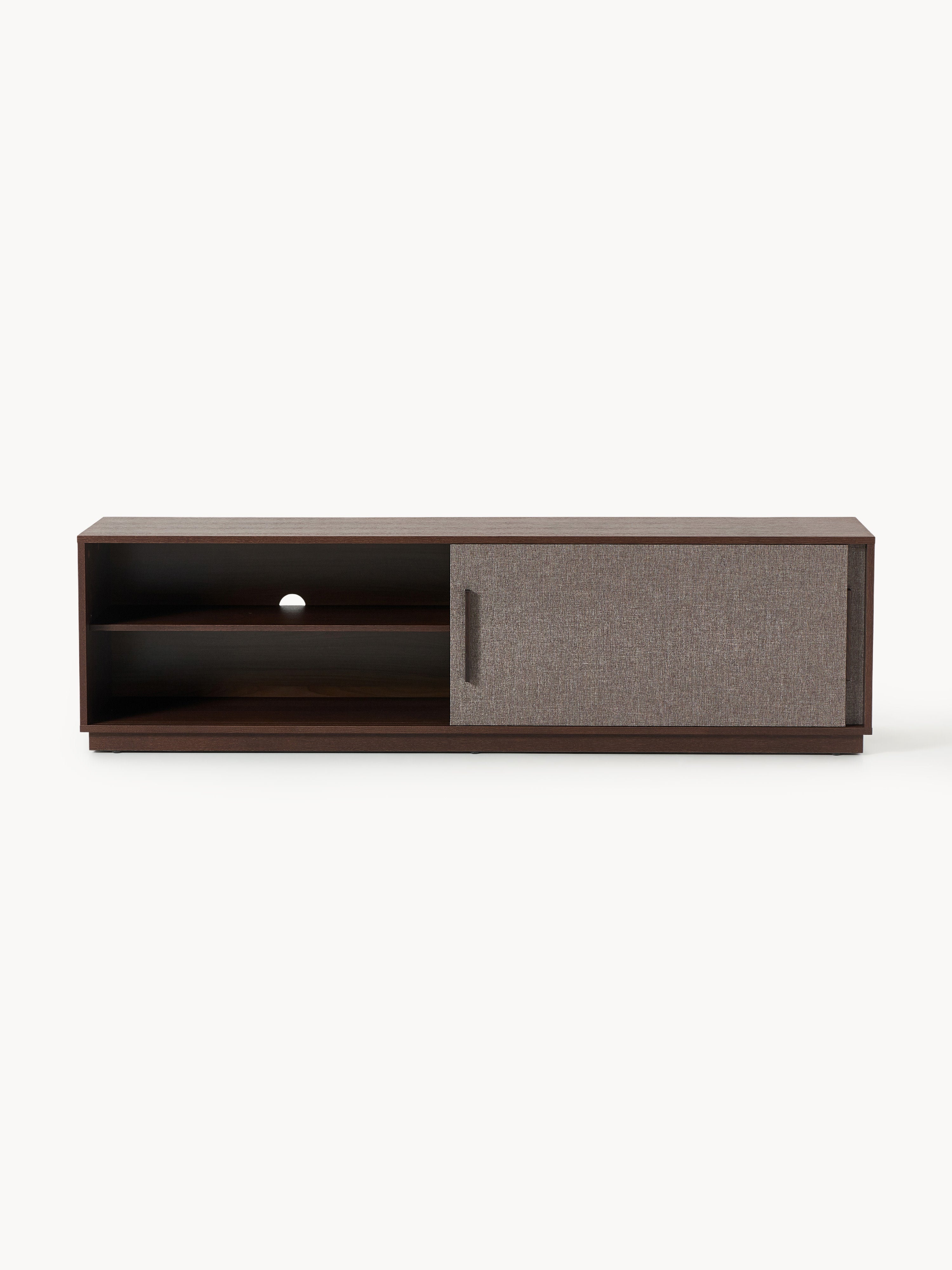 Holz-TV-Lowboard Wisp mit gepolsterter Front