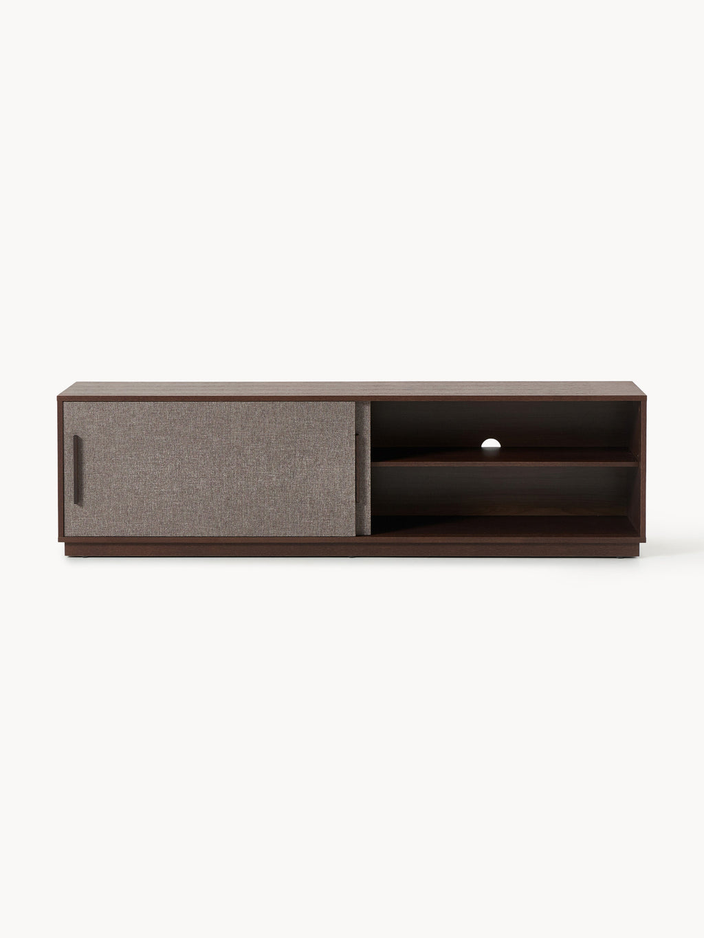Holz-TV-Lowboard Wisp mit gepolsterter Front
