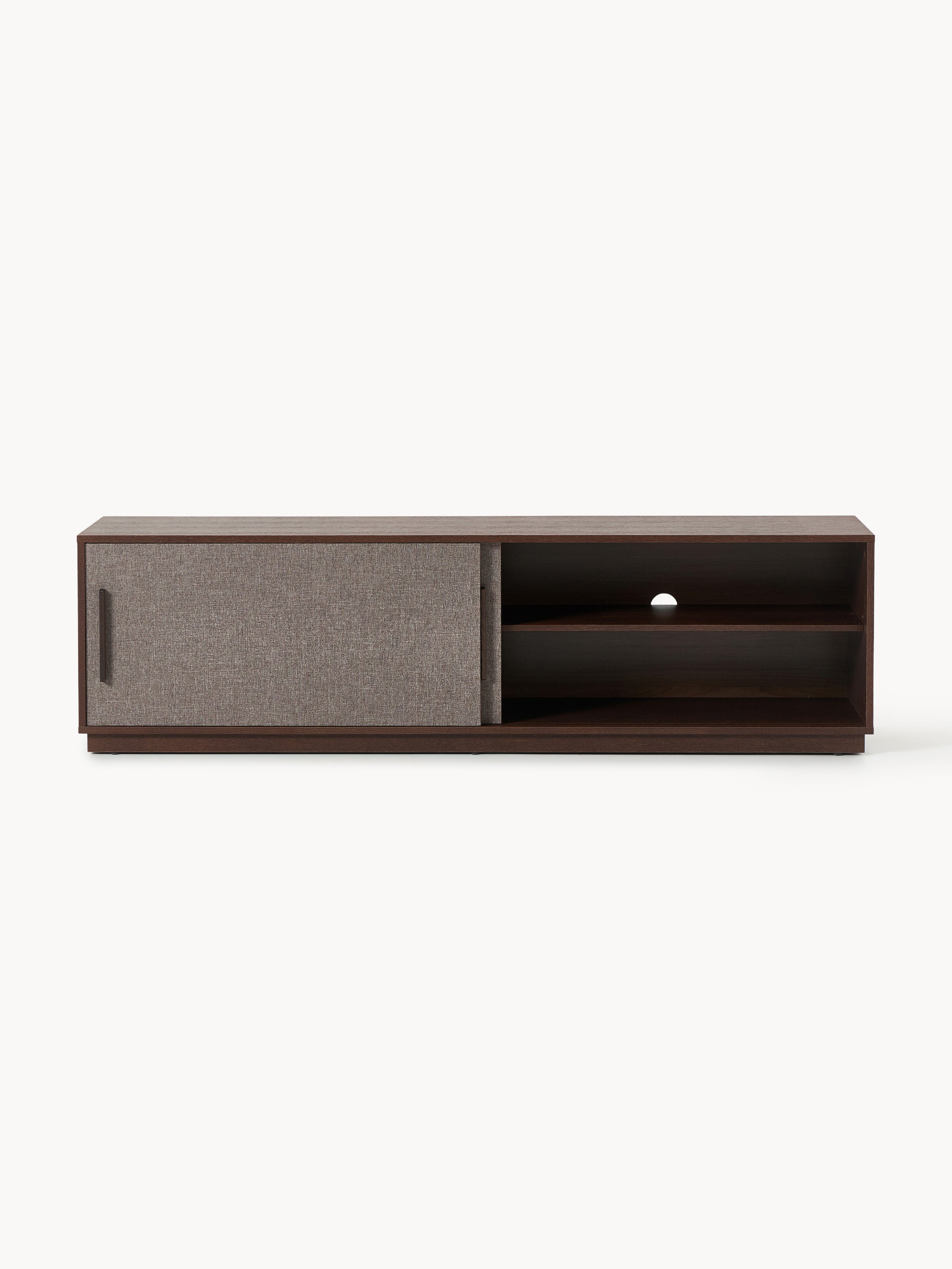 Holz-TV-Lowboard Wisp mit gepolsterter Front