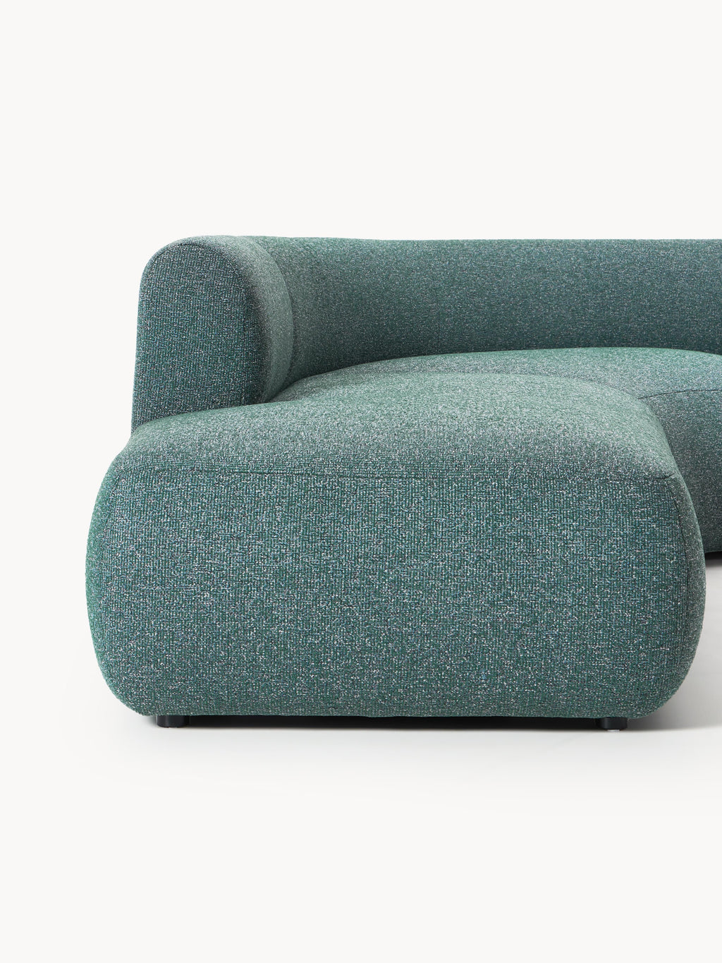 Modulares Bouclé-Ecksofa Sofia (4-Sitzer)
