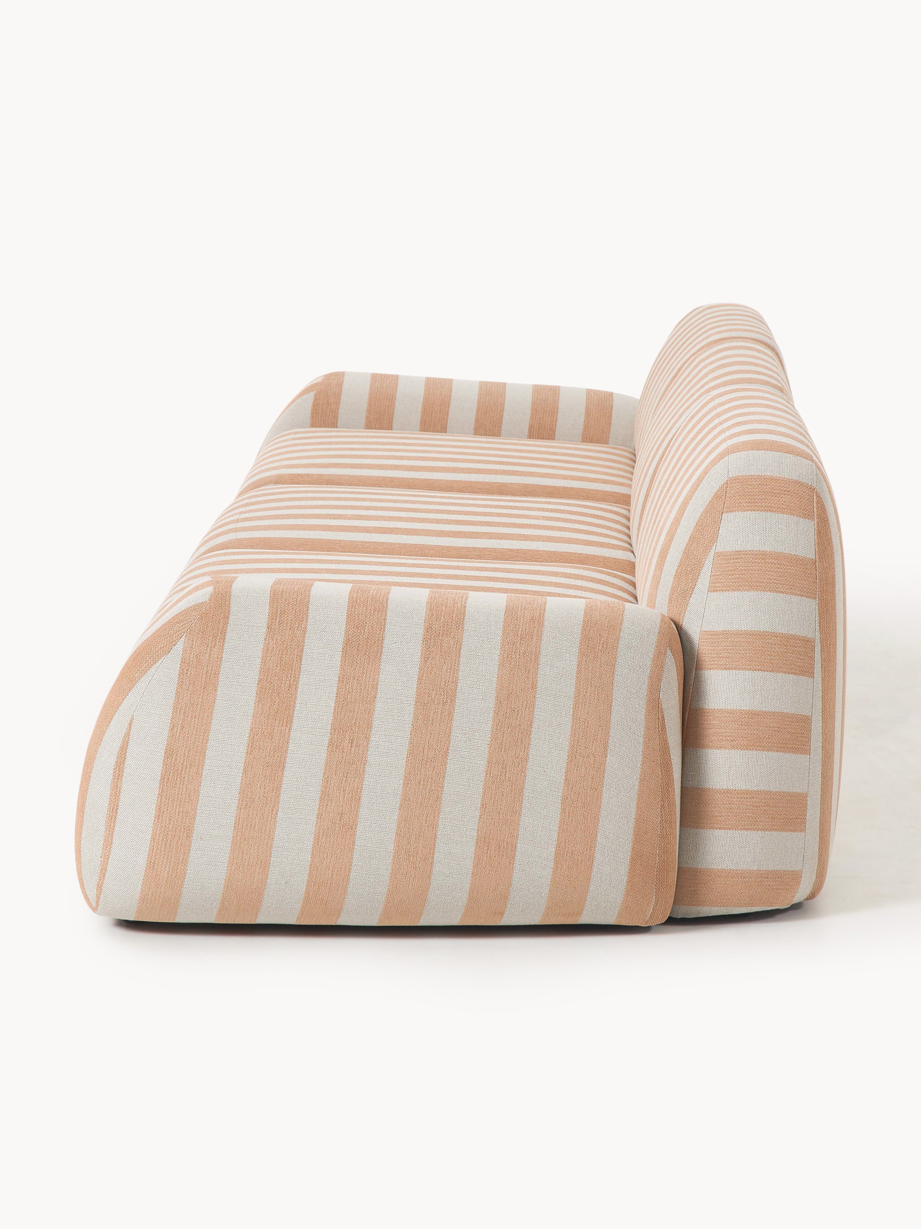 Modulares Gestreiftes Sofa Wolke (4-Sitzer)