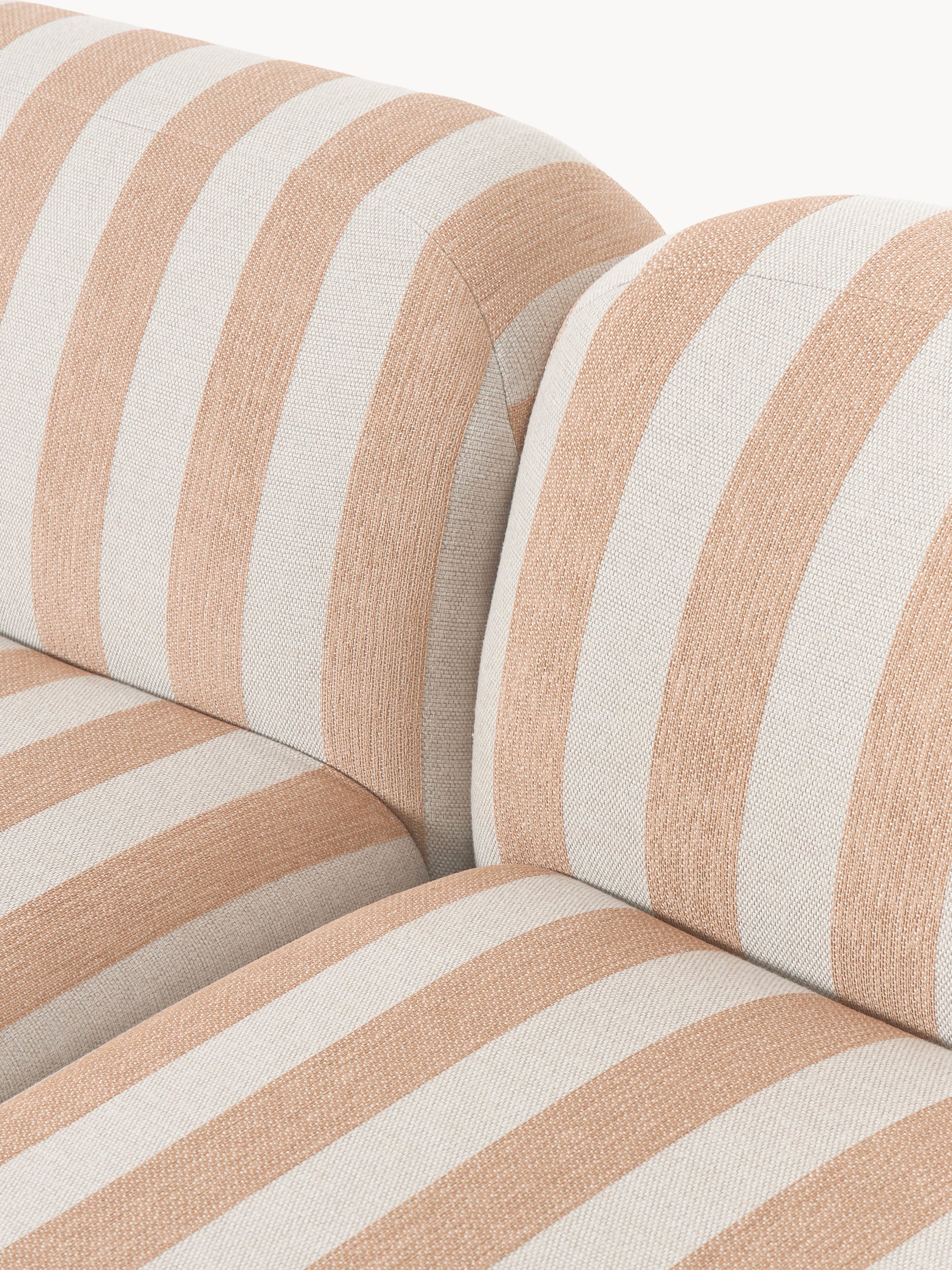 Modulares Gestreiftes Sofa Wolke (4-Sitzer)