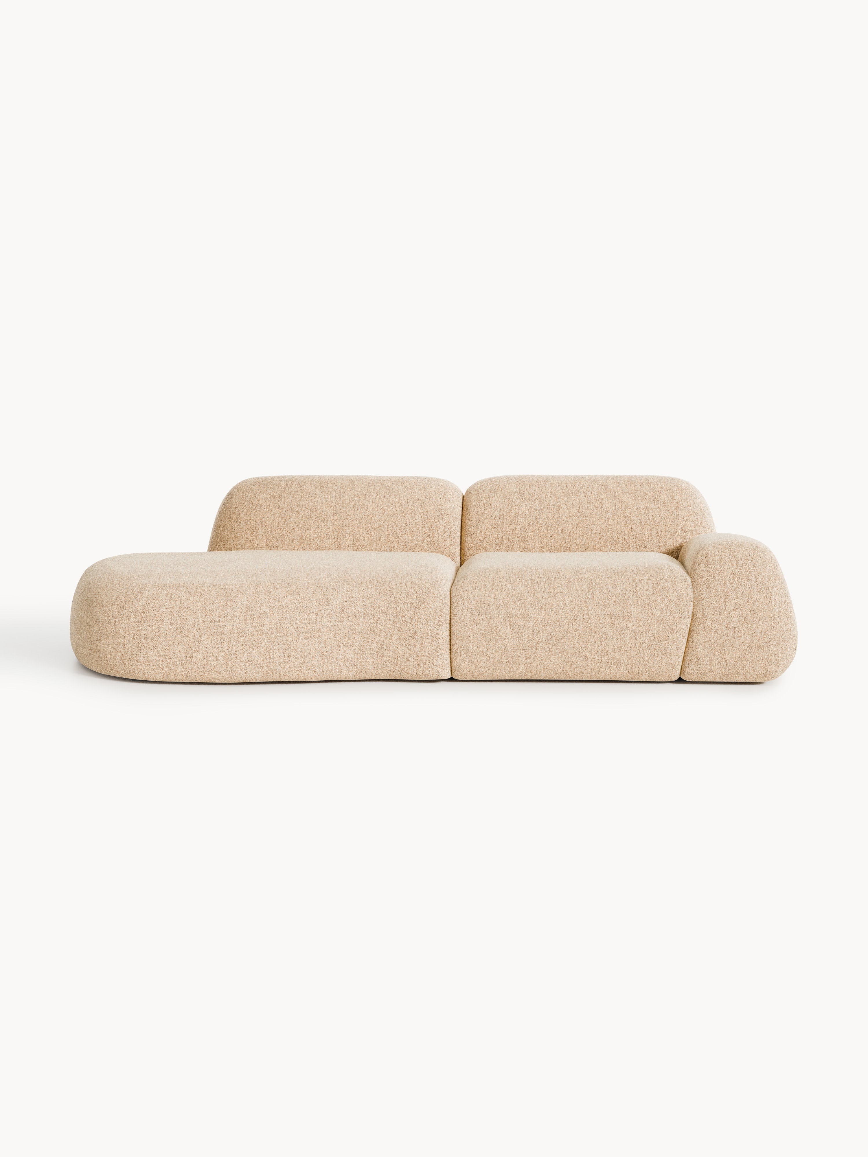 Galeriebild 1 - Modulare Bouclé-Chaise Wolke (3-Sitzer)