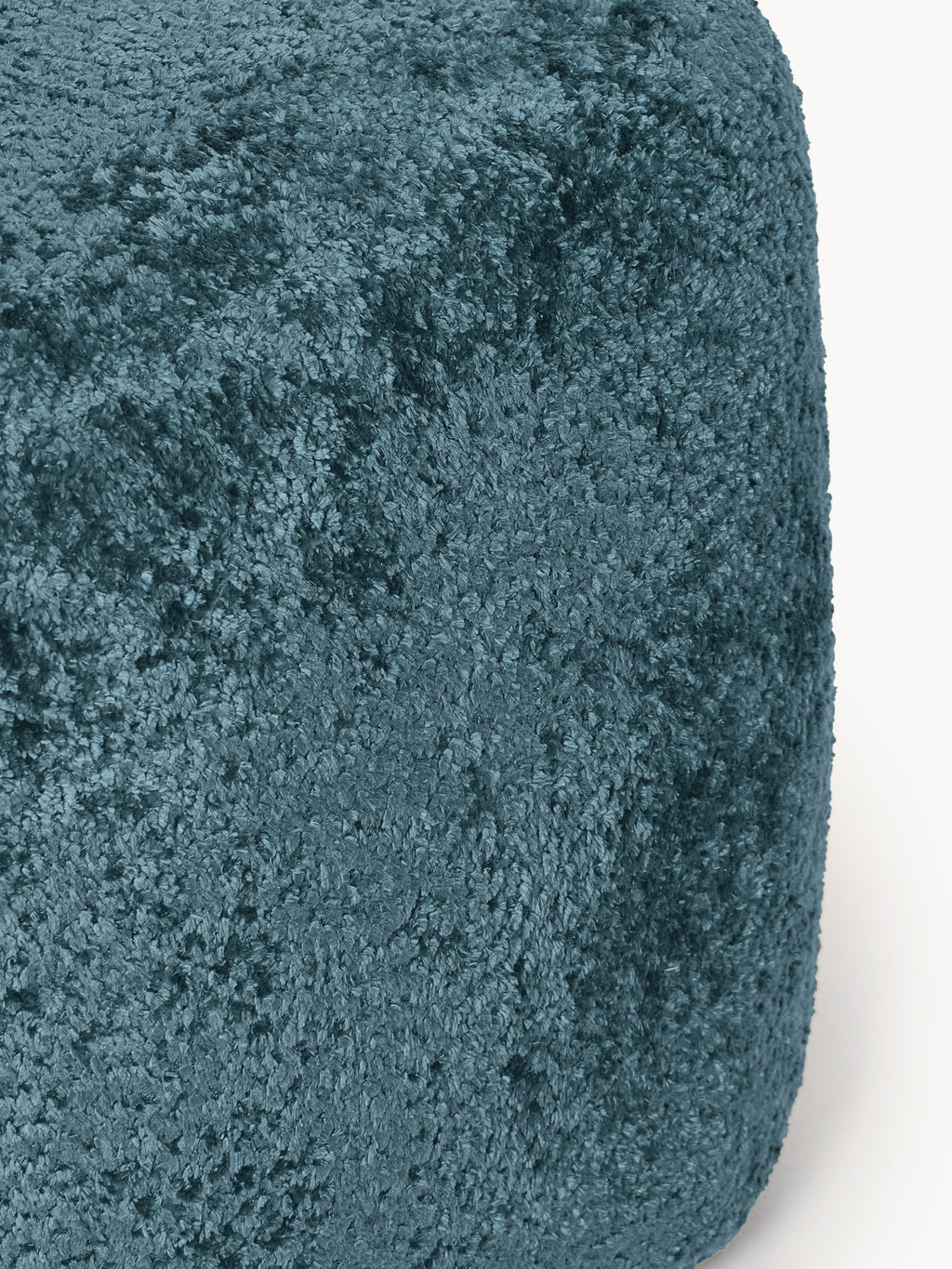 Hohe Ottomane Wolke aus Teddy-Bouclé