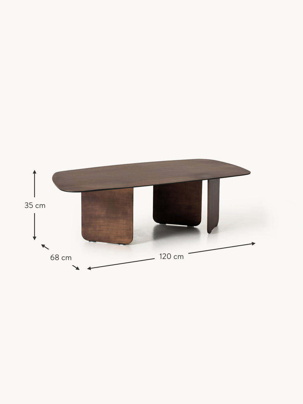 Metall-Couchtisch Valis