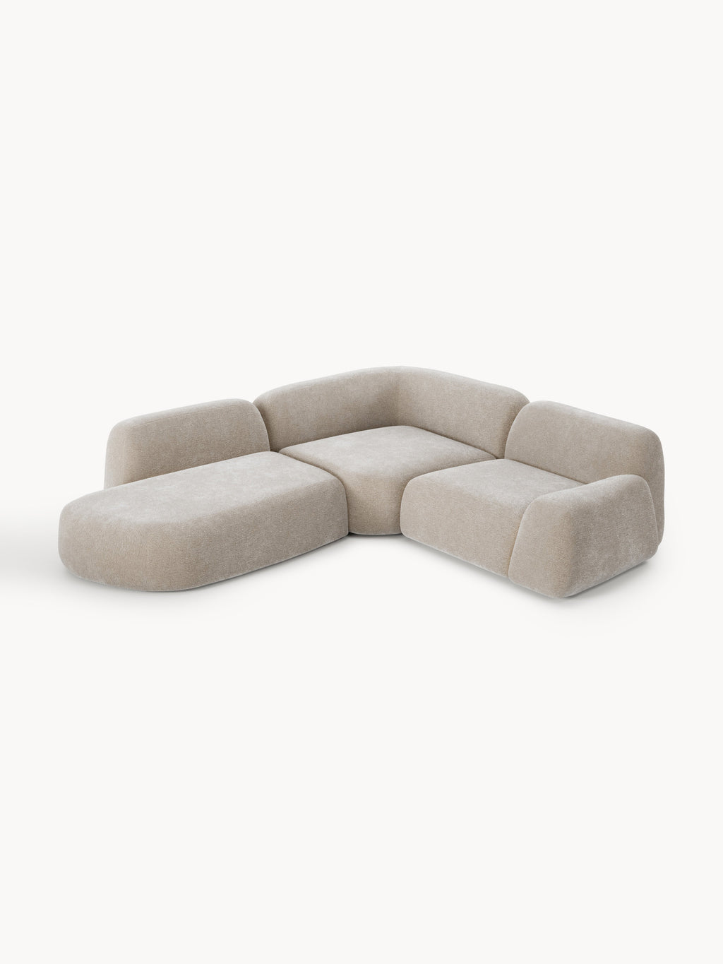 Modulares Ecksofa Wolke (4-Sitzer) mit Chaiselongue