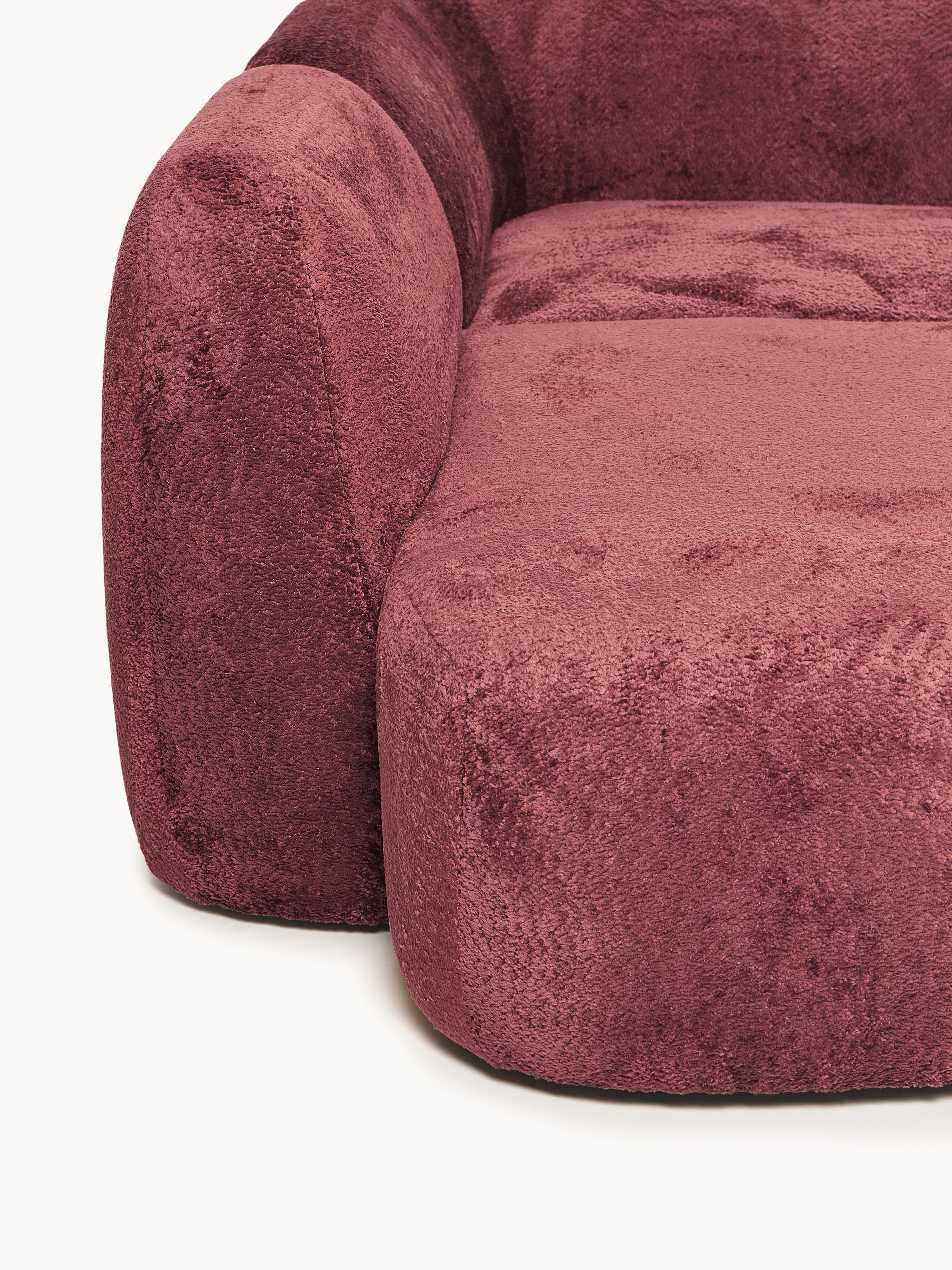 XL Modulares Teddy-Bouclé-Sofa Wolke
