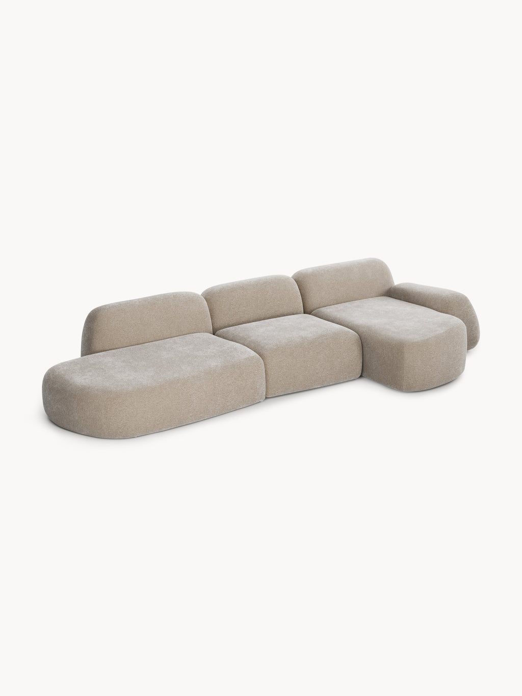 Modulares Ecksofa Wolke (4-Sitzer) mit Chaiselongue