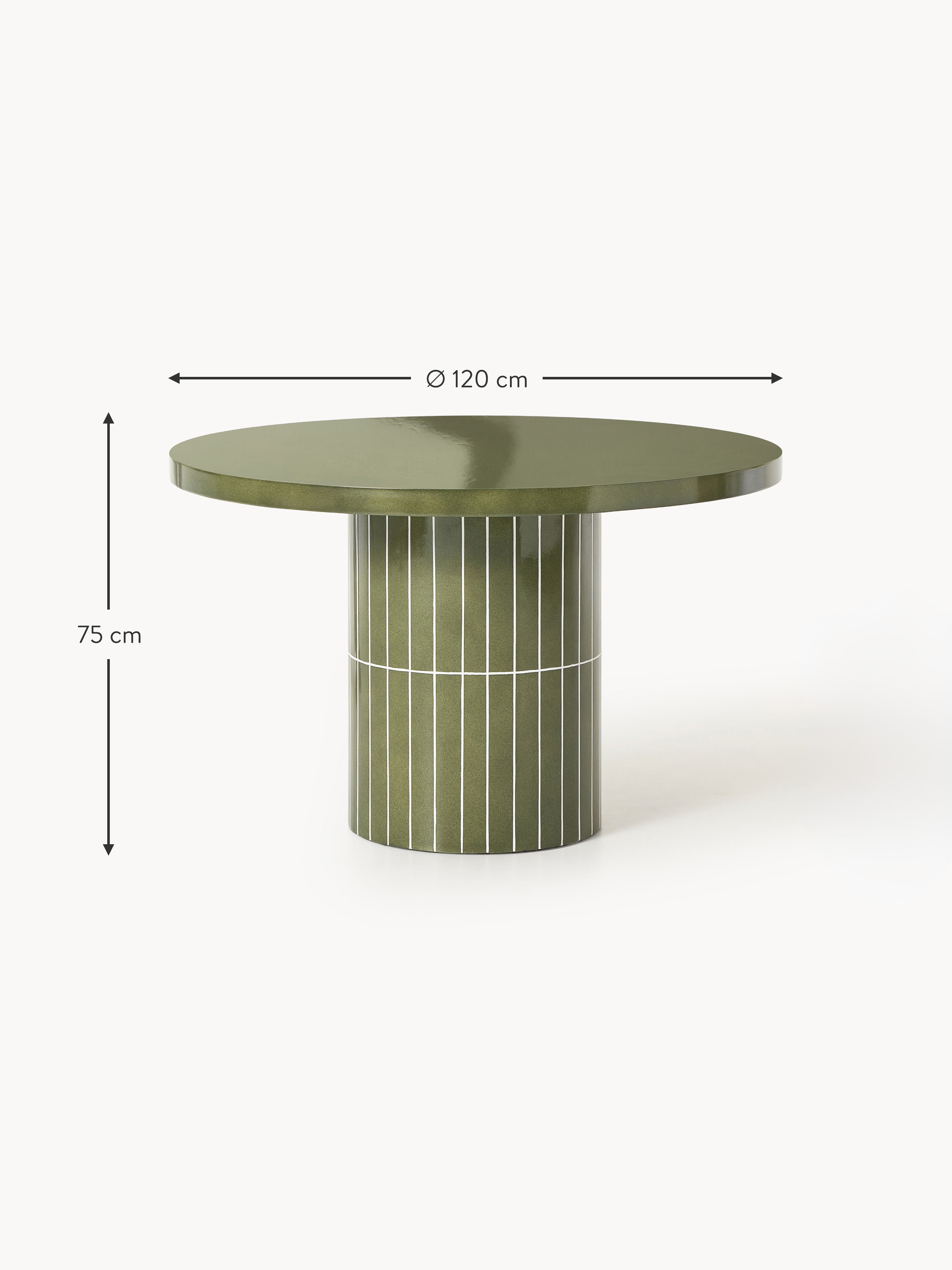Runder Garten-Esstisch Saya, Ø 120 cm