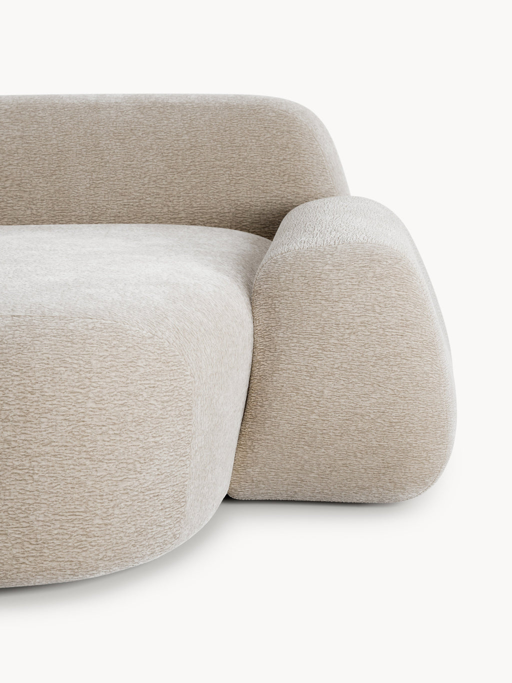 Modulares Teddy-Ecksofa Wolke (4-Sitzer)