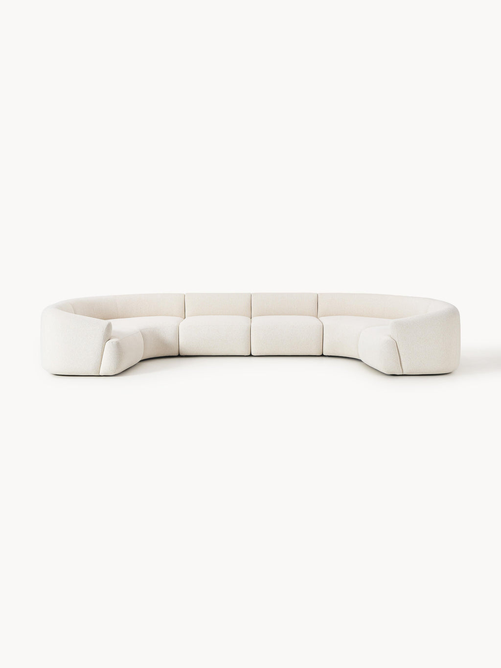 Modulares Bouclé-XL-Sofa Sofia