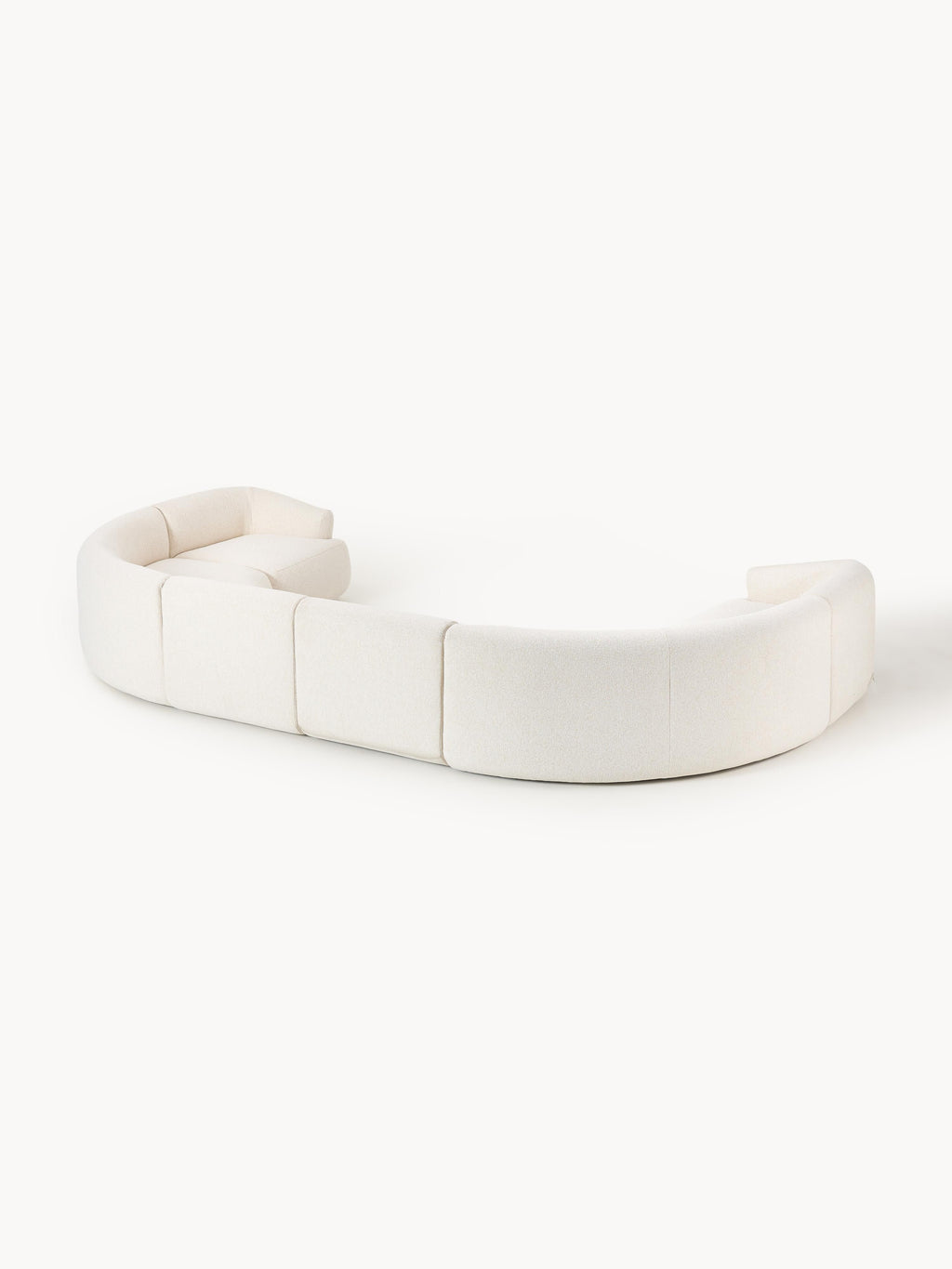 Modulares Bouclé-XL-Sofa Sofia