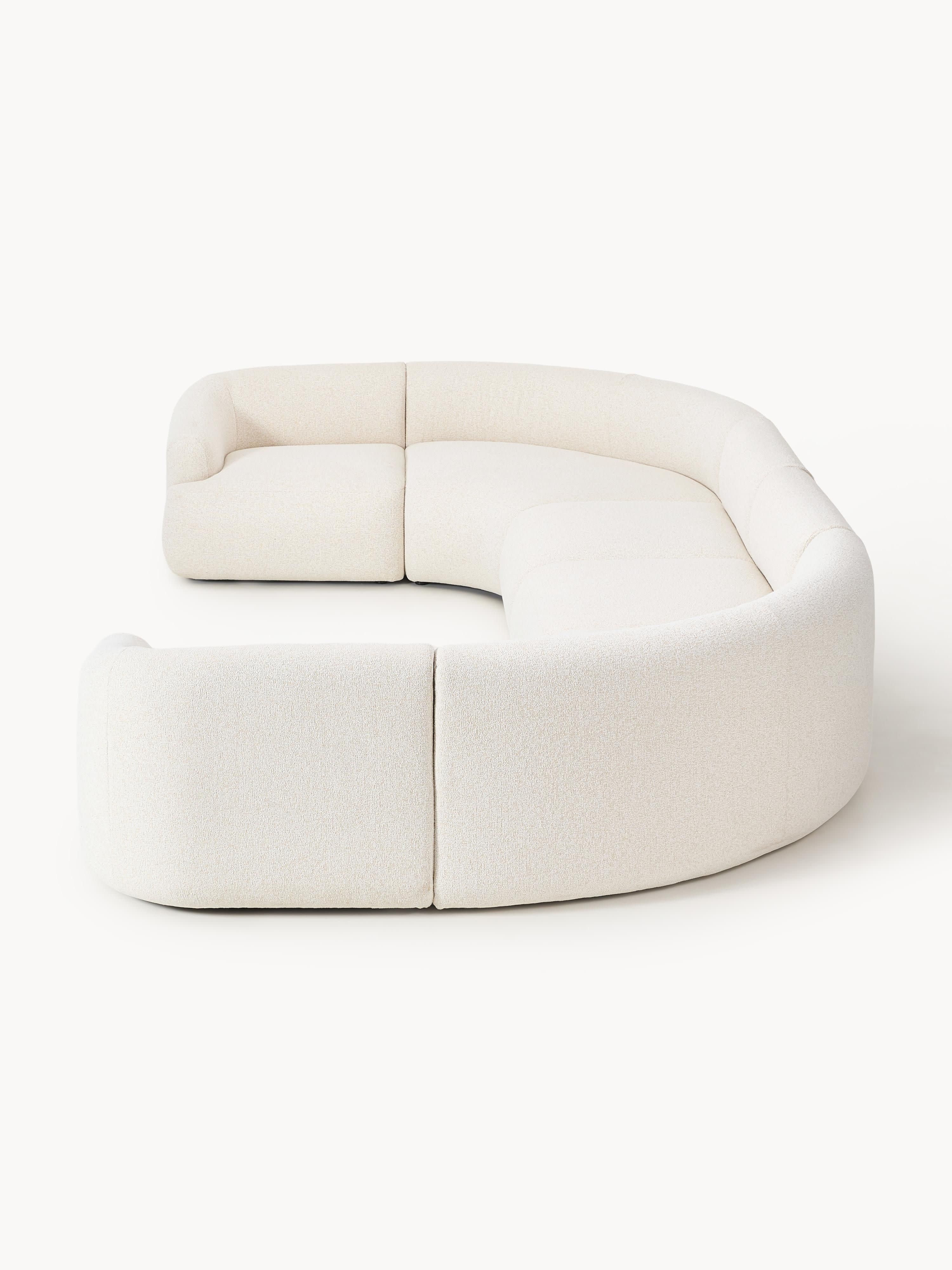 Modulares Bouclé-XL-Sofa Sofia