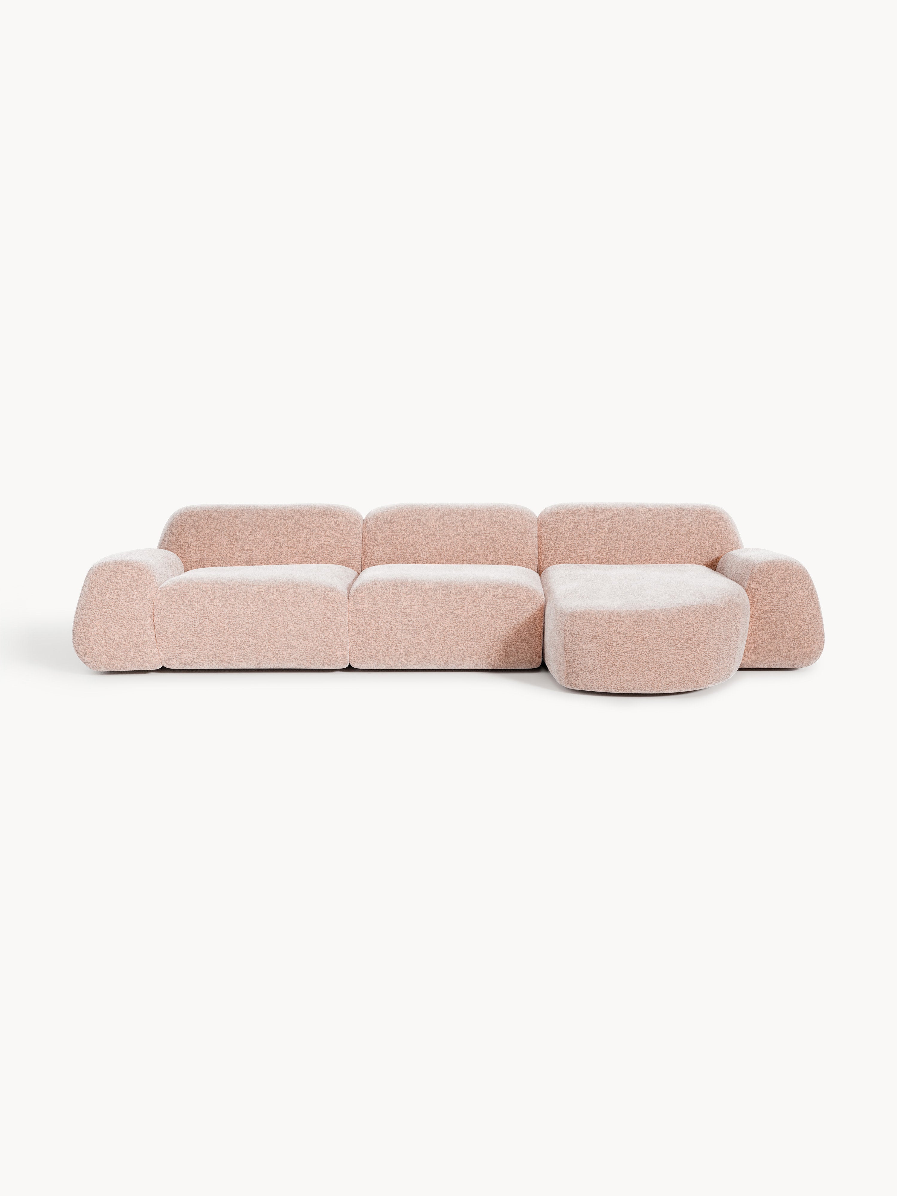 Galeriebild 1 - Modulares Teddy-Ecksofa Wolke (4-Sitzer)