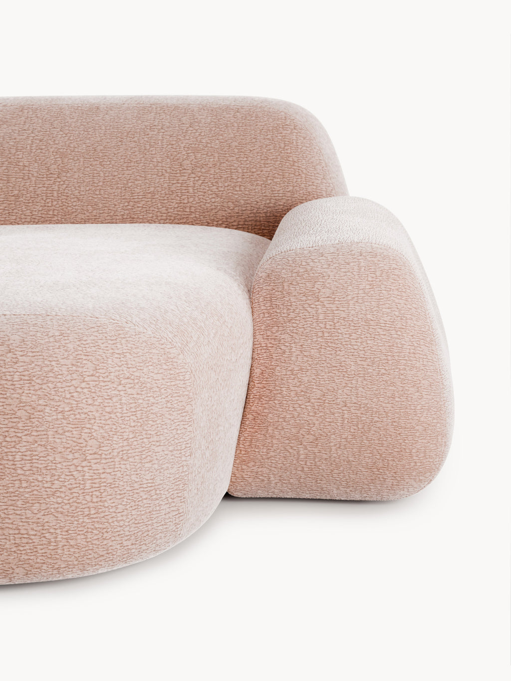 Modulares Teddy-Ecksofa Wolke (4-Sitzer)