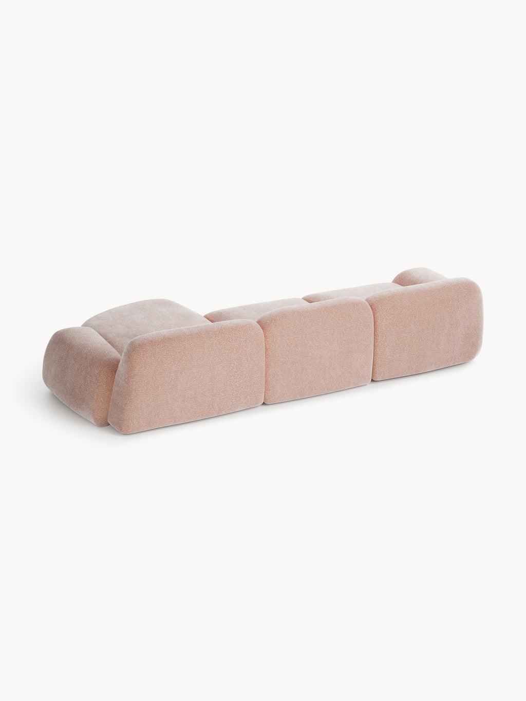 Modulares Teddy-Ecksofa Wolke (4-Sitzer)
