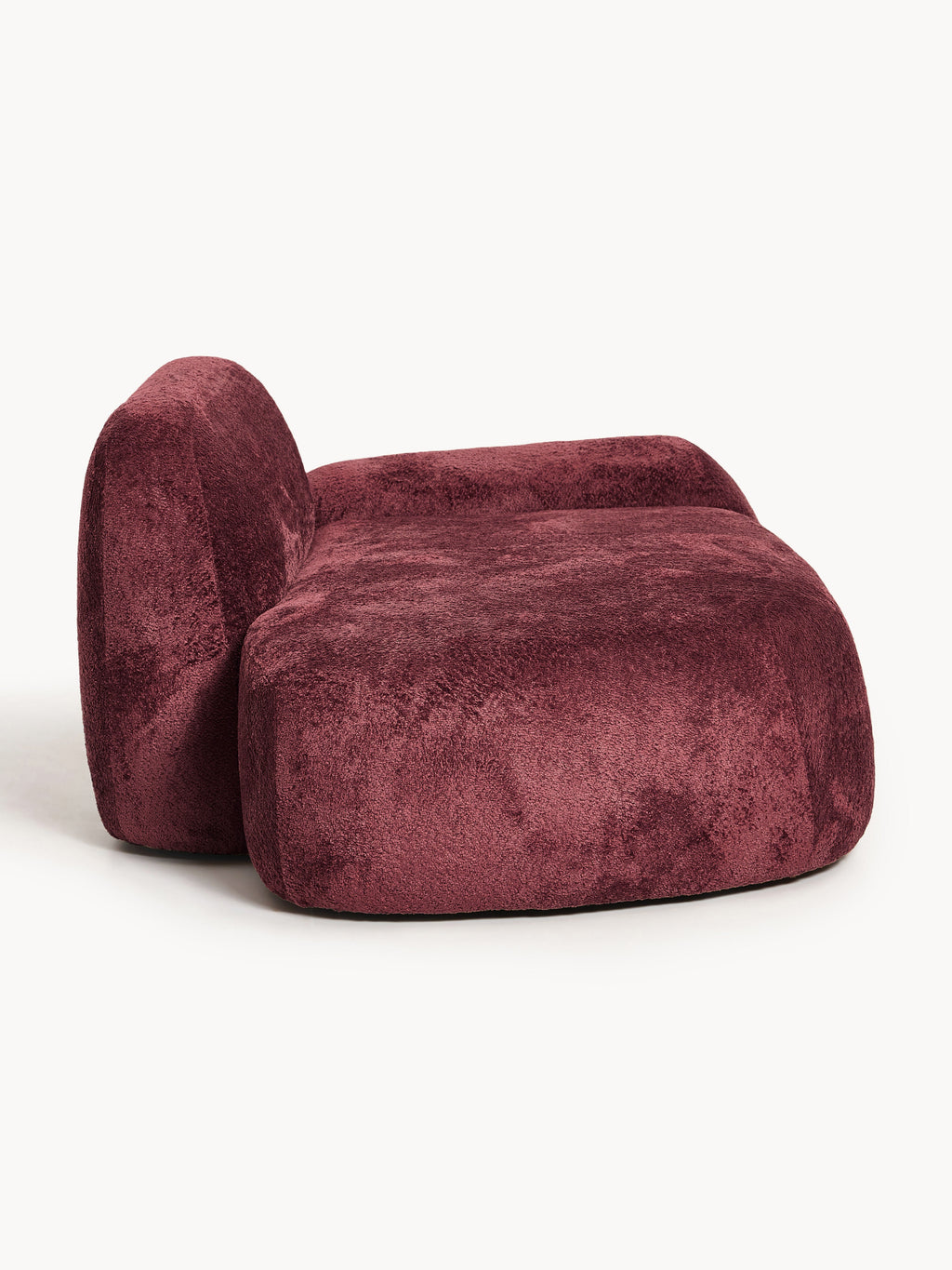 Teddy-Bouclé-Sofa Wolke (2-Sitzer) mit Chaiselongue