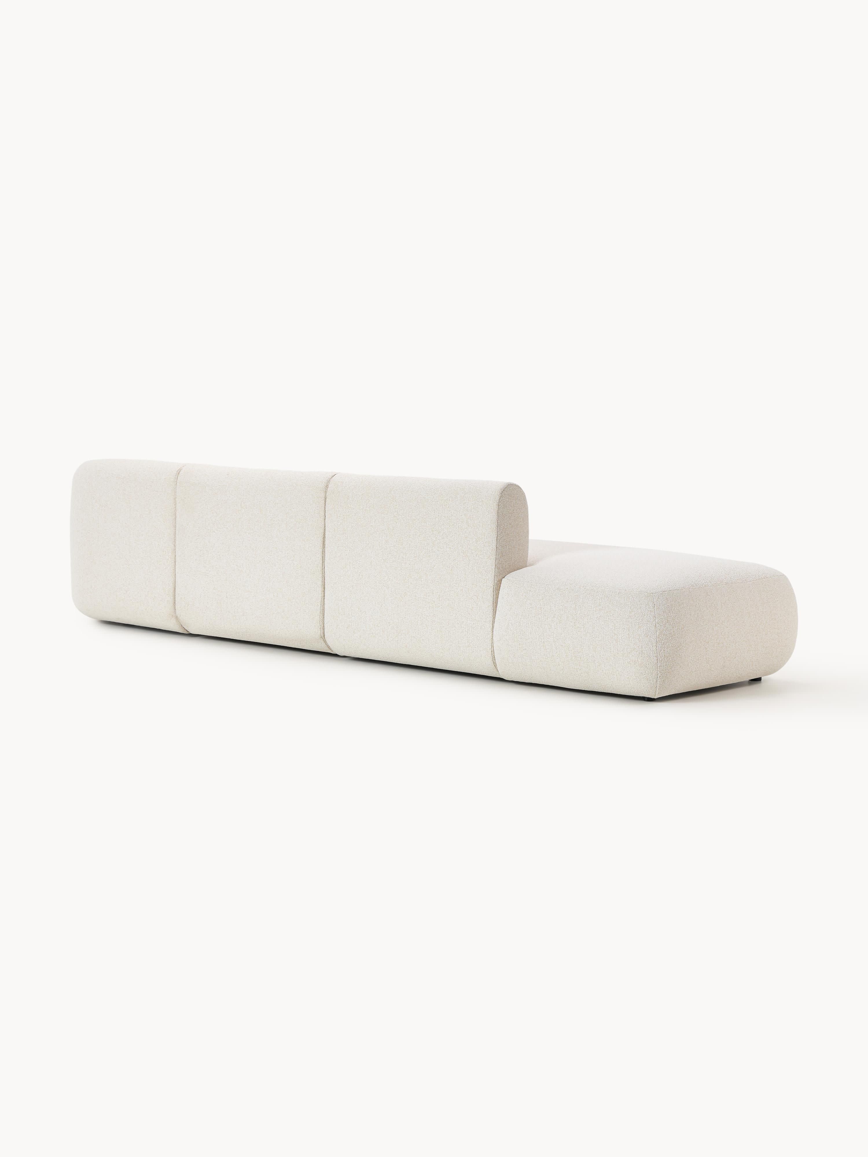 Modulare Bouclé-Chaise Sofia (2-Sitzer)