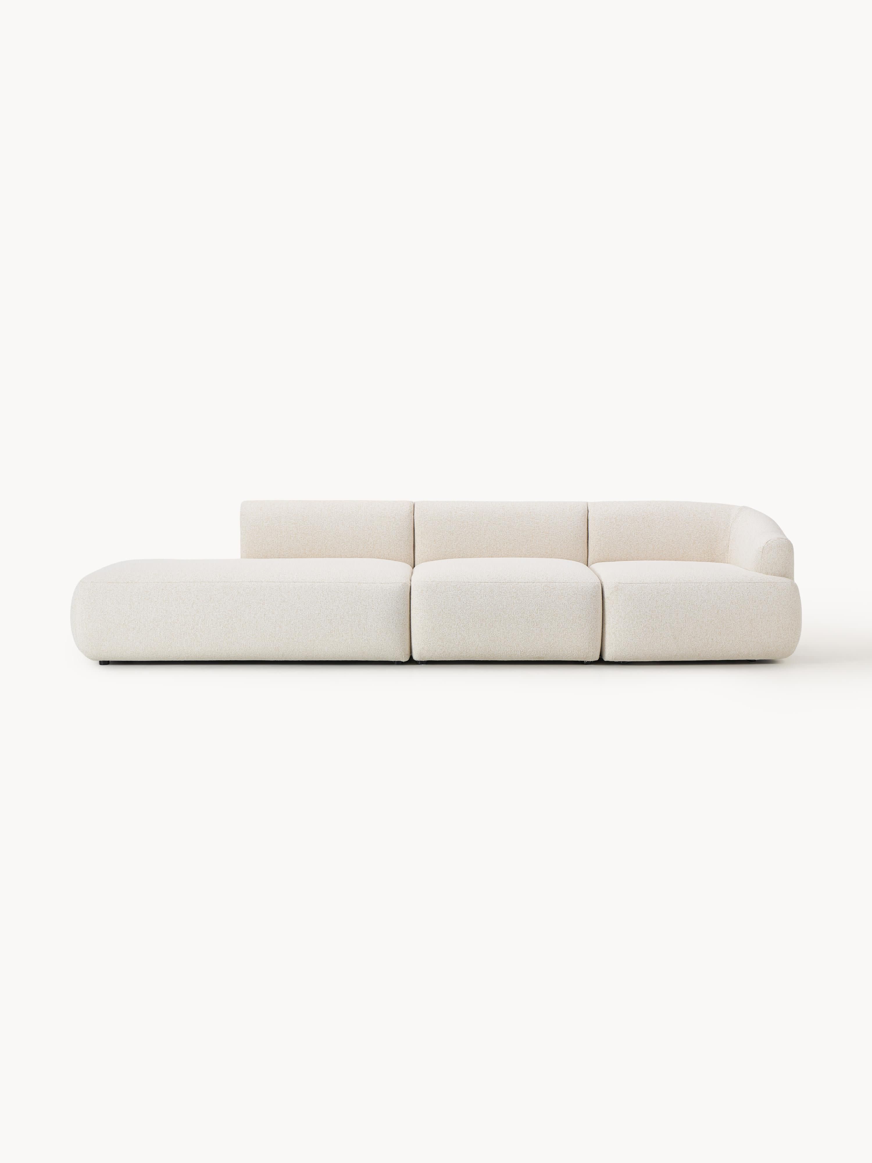 Galeriebild 1 - Modulare Bouclé-Chaise Sofia (2-Sitzer)