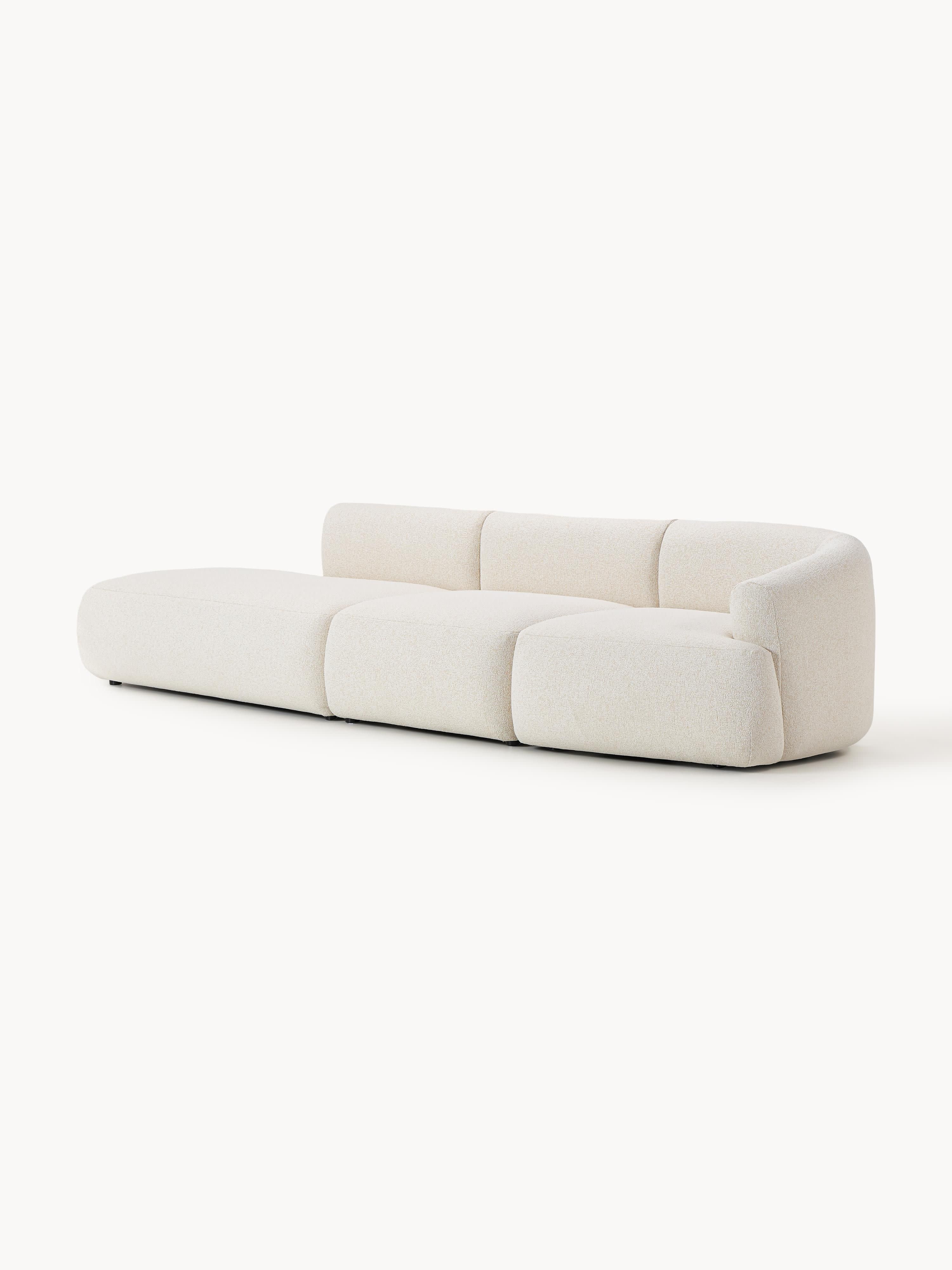 Modulare Bouclé-Chaise Sofia (2-Sitzer)