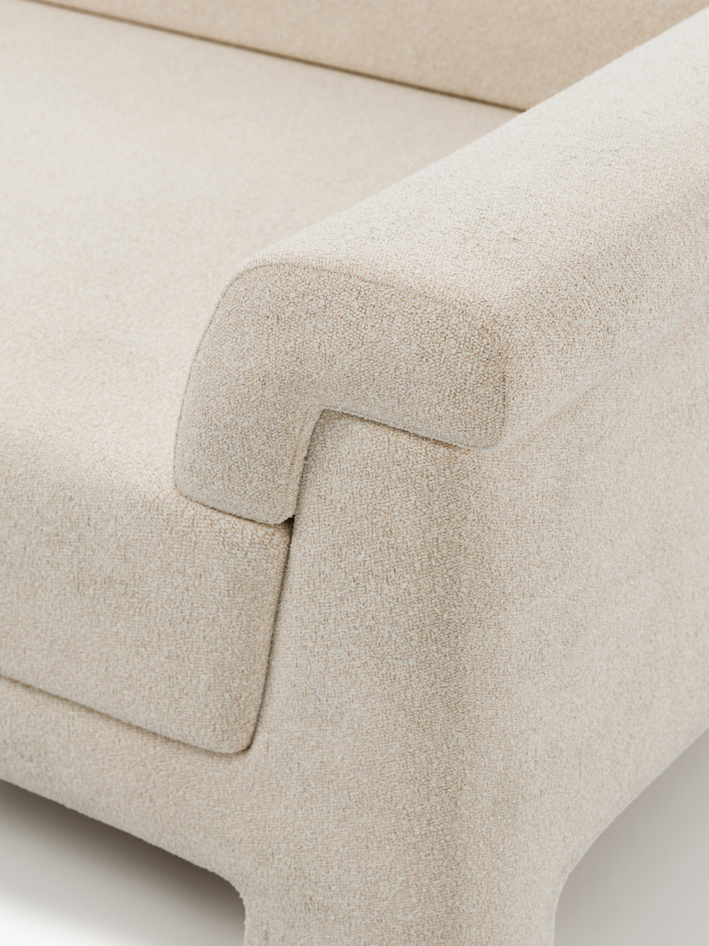 Bouclé-Sofa Atlas (3-Sitzer)