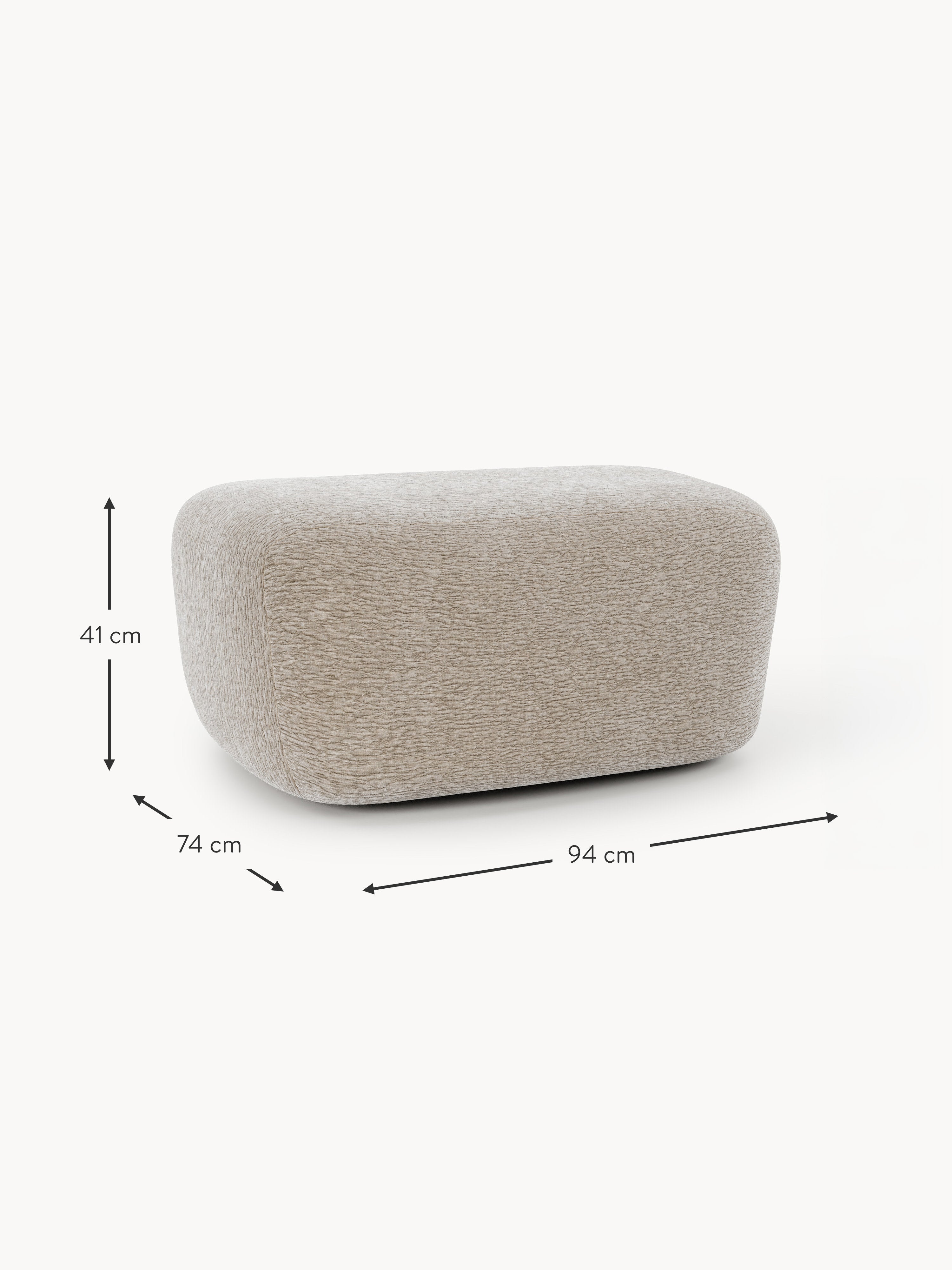 Großer Sofa-Hocker Wolke