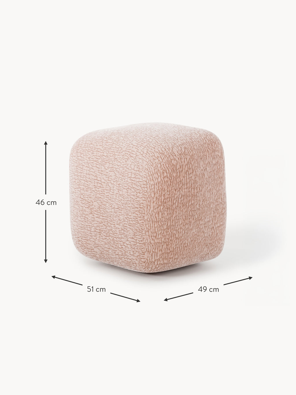 Hoher Sofa-Hocker Wolke