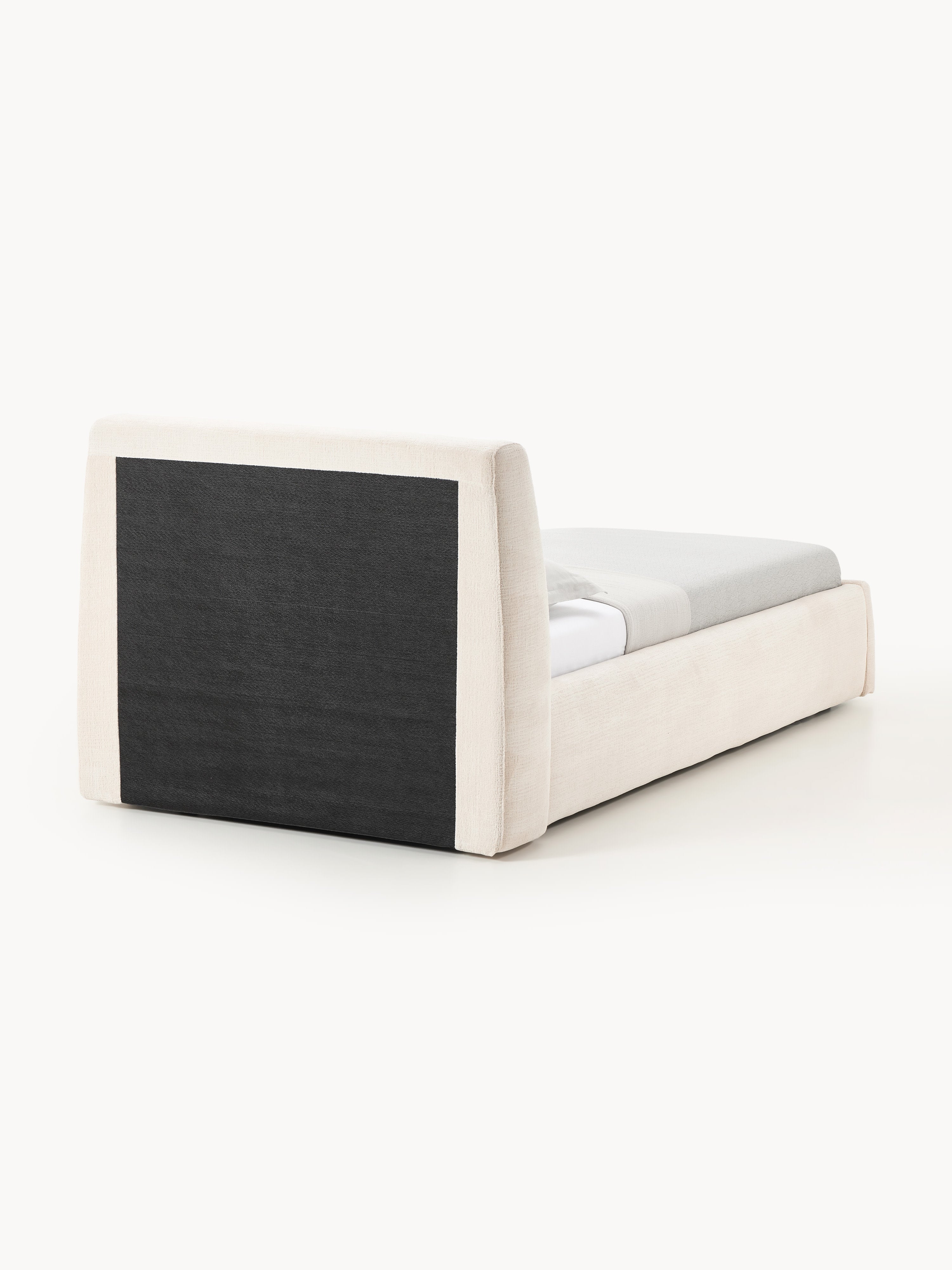 Gepolstertes Einzelbett Cloud mit Stauraum