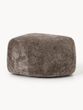 Galeriebild 1 - Ovaler Sofa-Hocker Wolke aus Teddy-Bouclé