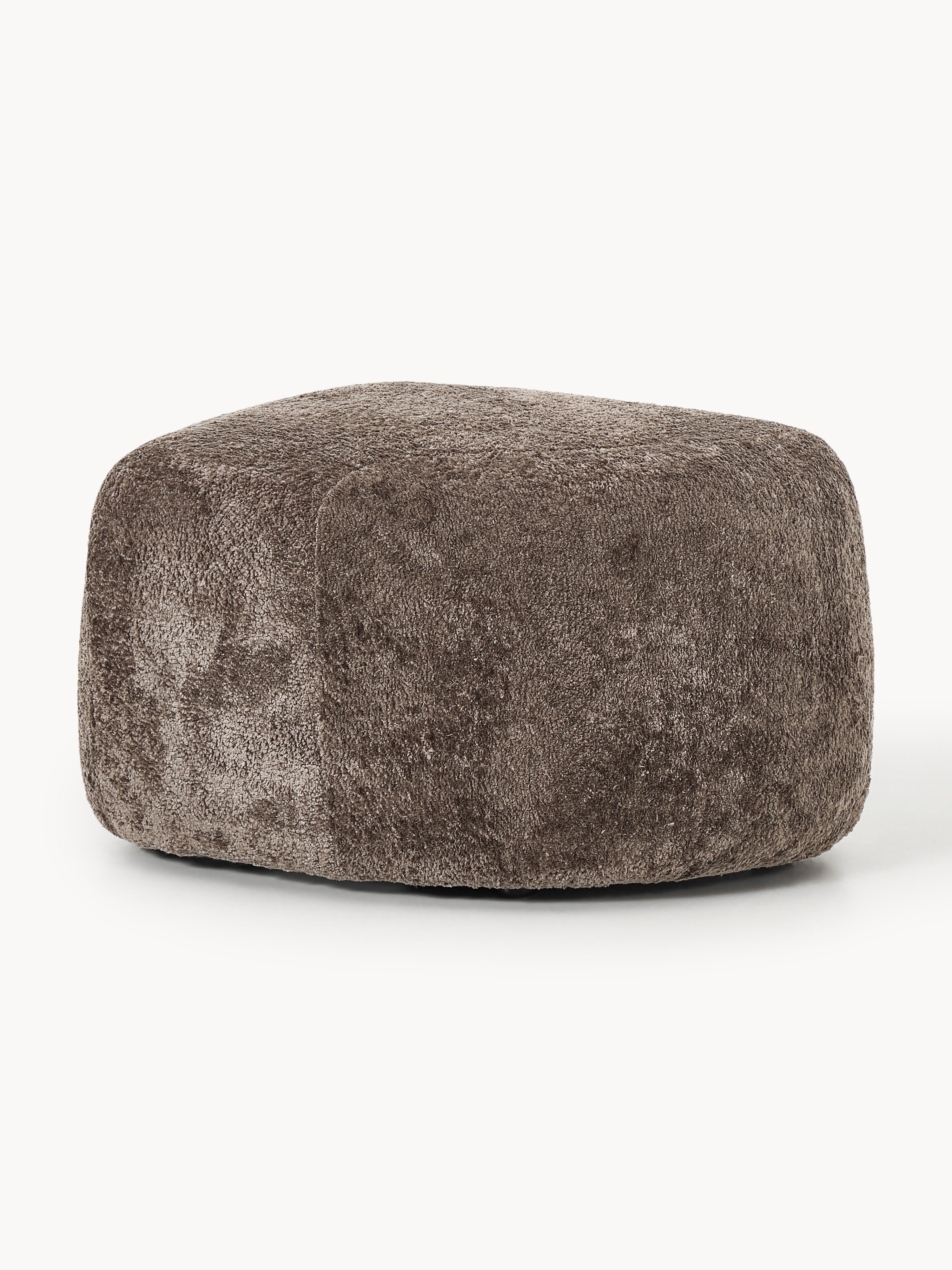 Galeriebild 1 - Ovaler Sofa-Hocker Wolke aus Teddy-Bouclé