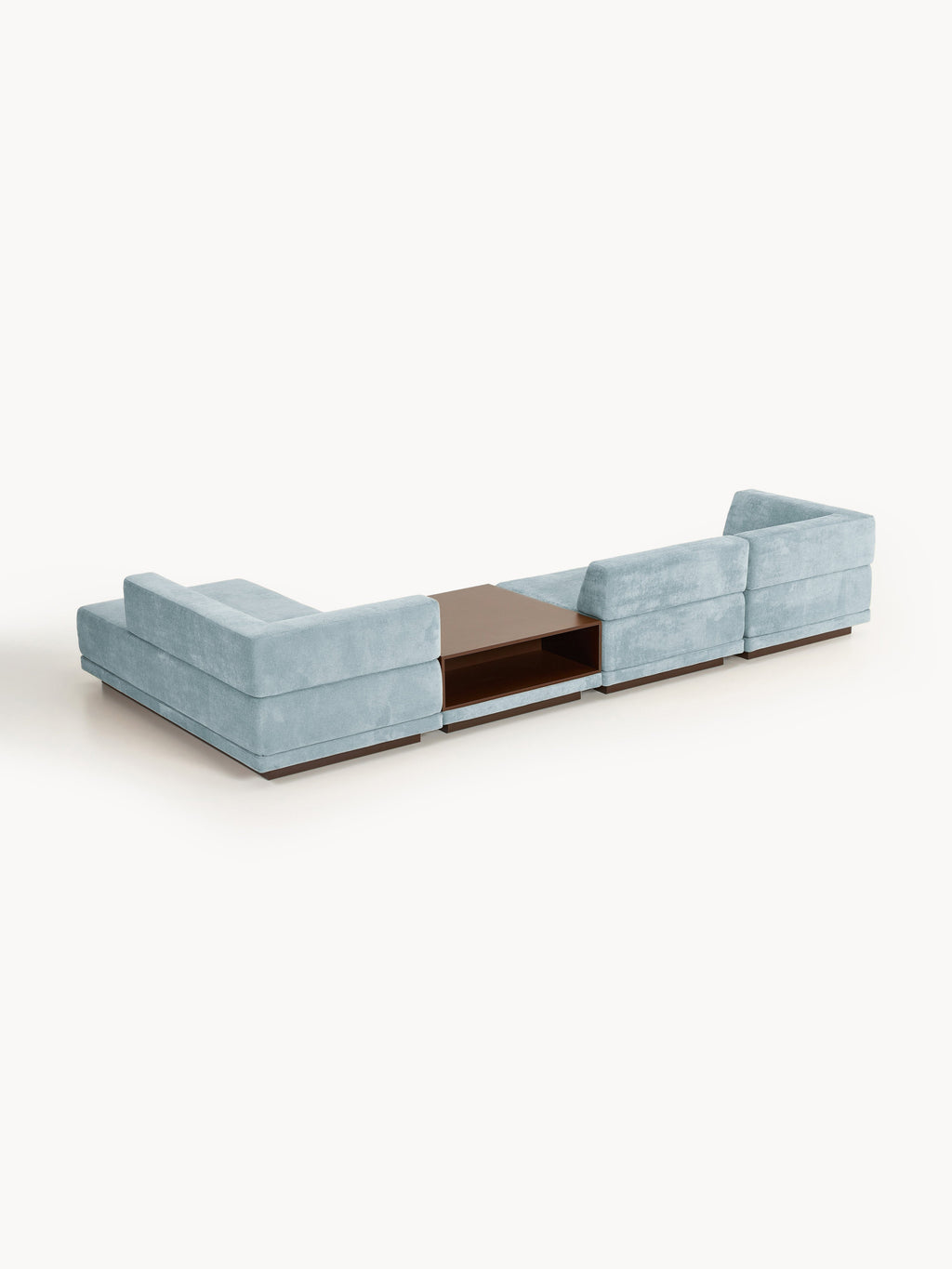 Modulares Ecksofa Colin (4-Sitzer) mit Couchtisch