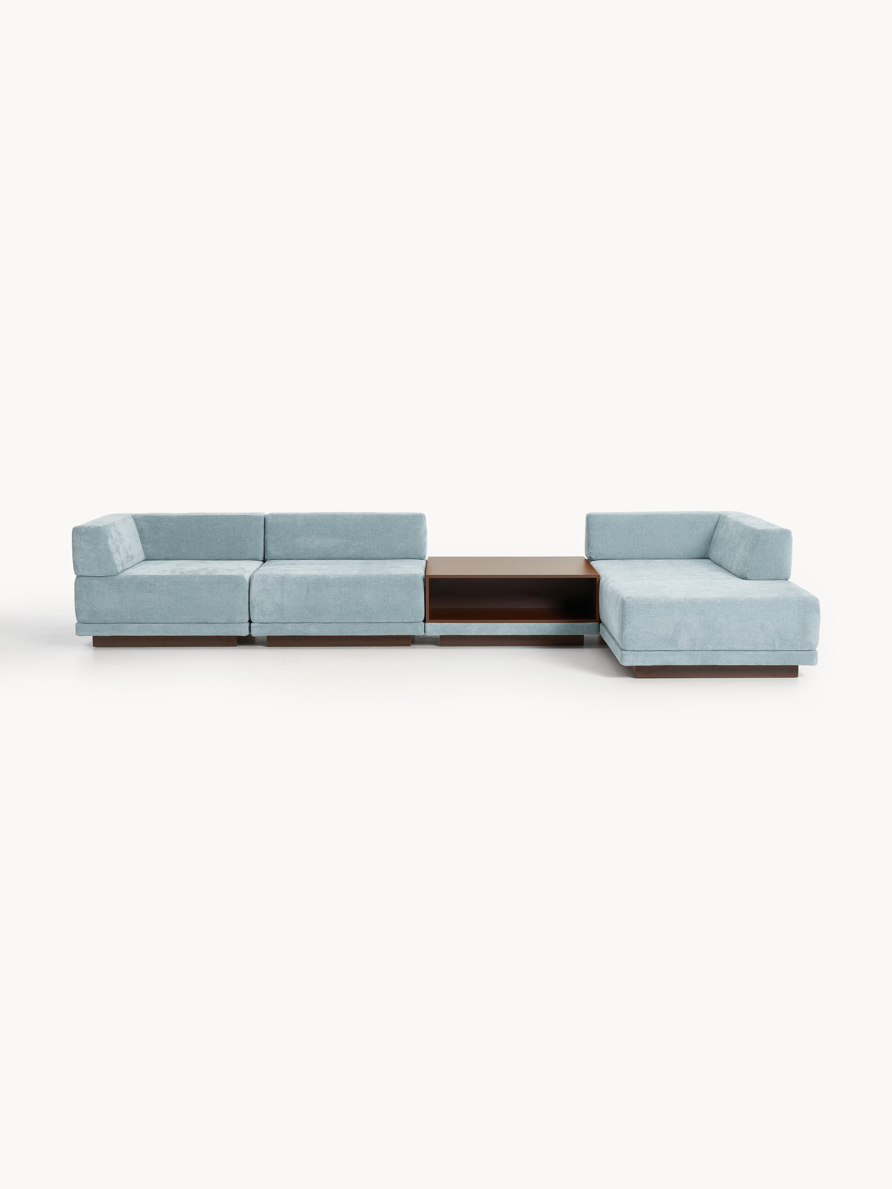 Modulares Ecksofa Colin (4-Sitzer) mit Couchtisch